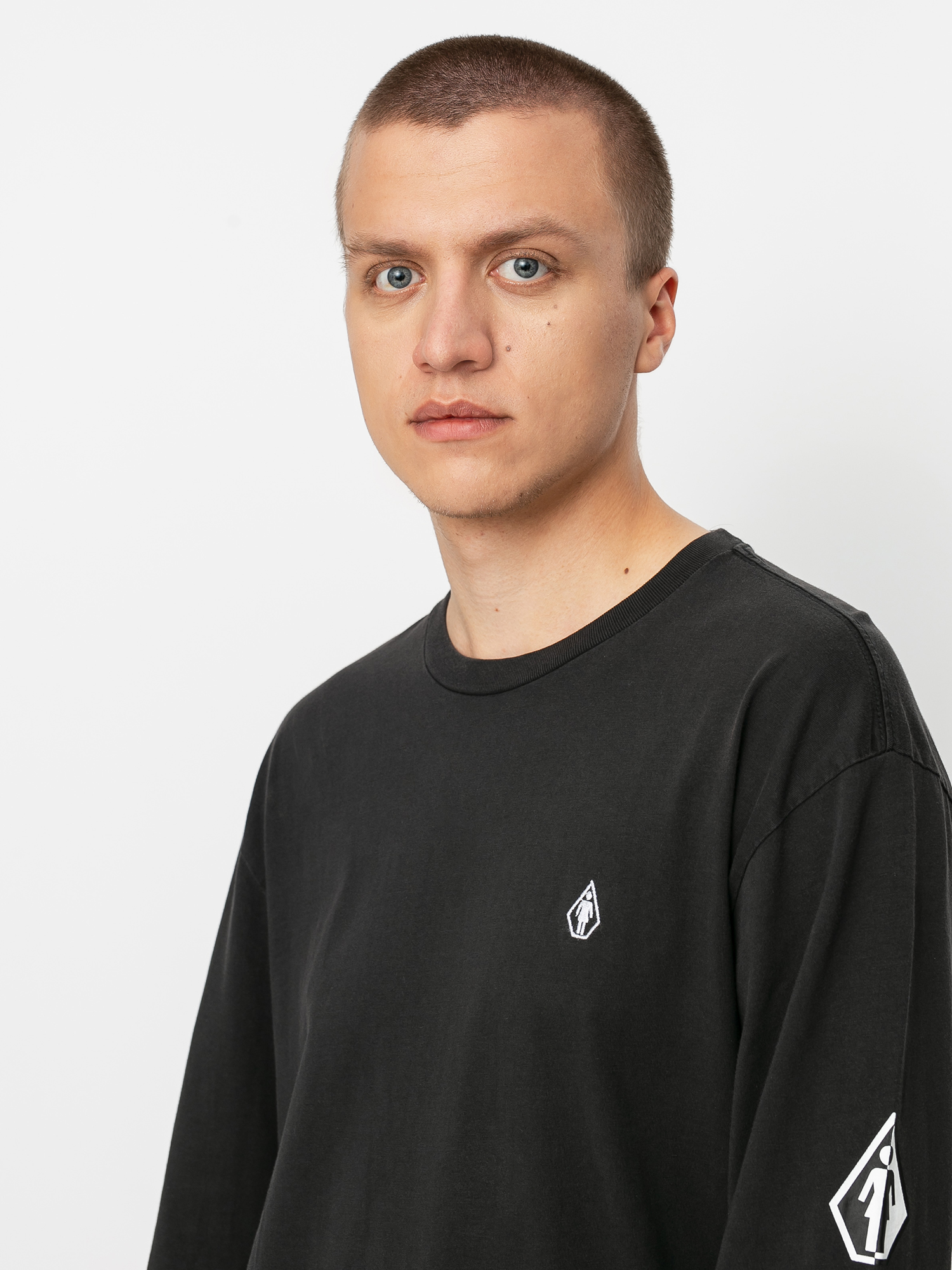 Volcom X Girl Skateboards Deadly Girl Hosszú ujjú felső (black)