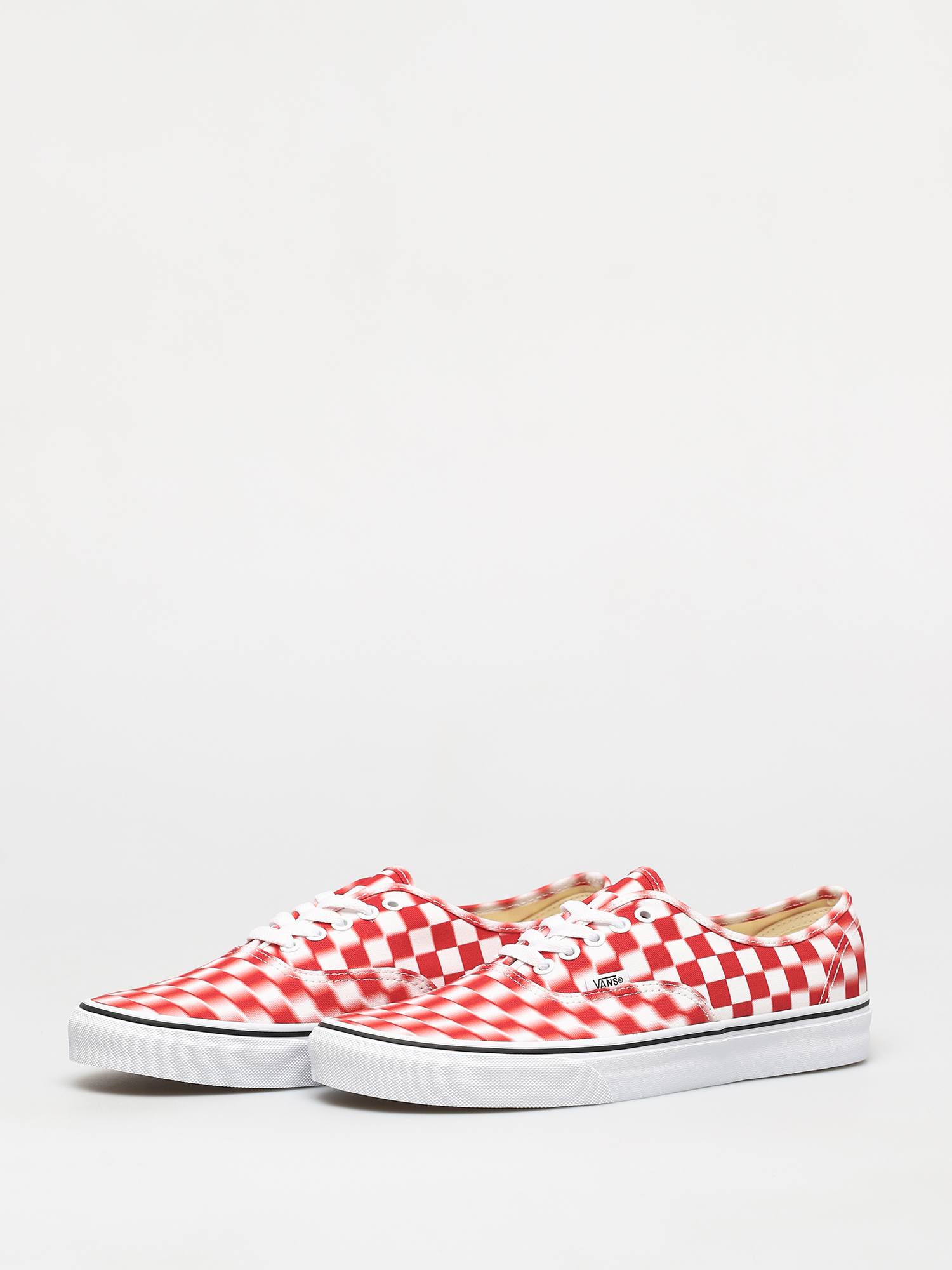 Vans Authentic Cipők (blur check/true white/red)