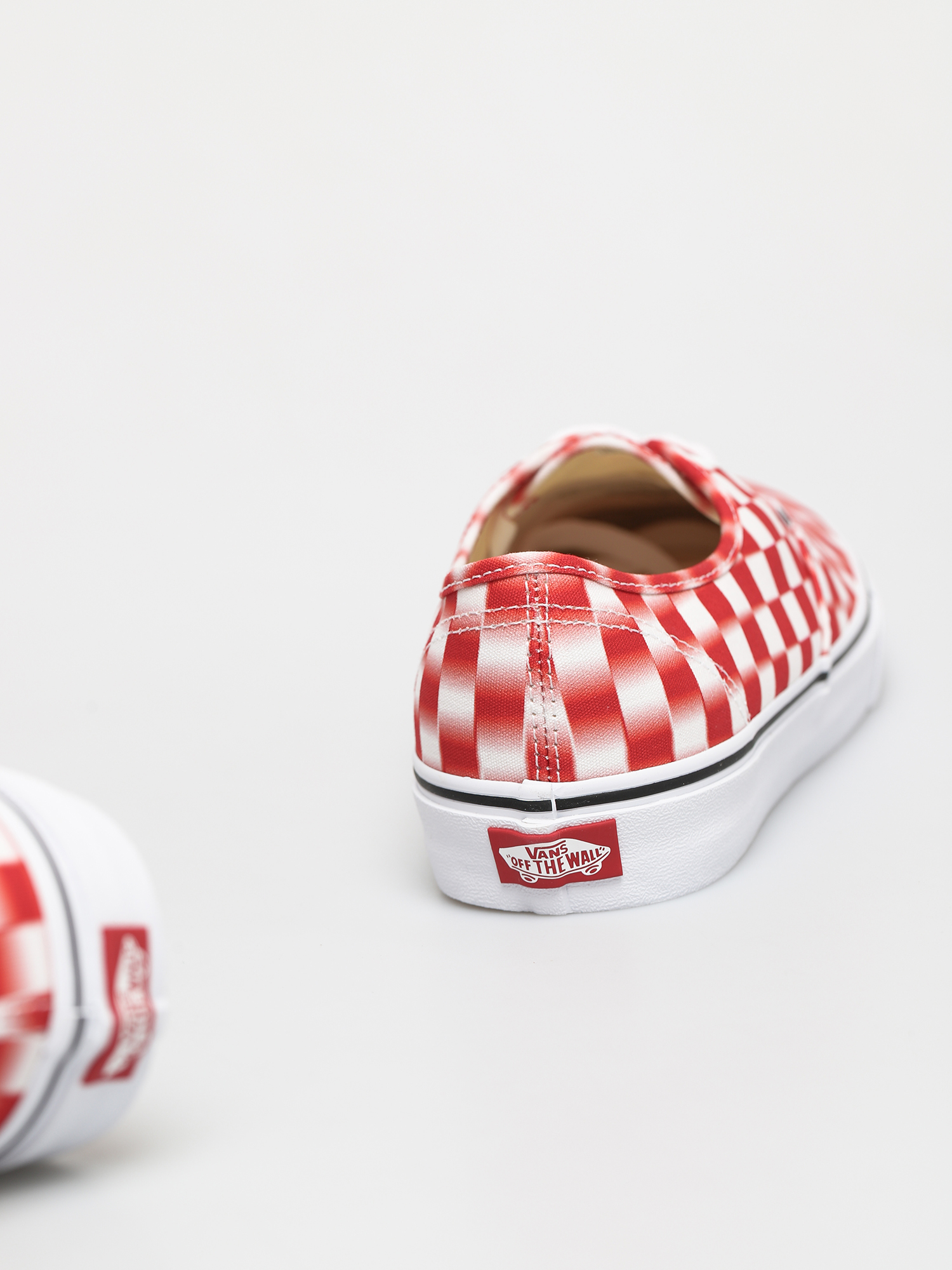 Vans Authentic Cipők (blur check/true white/red)