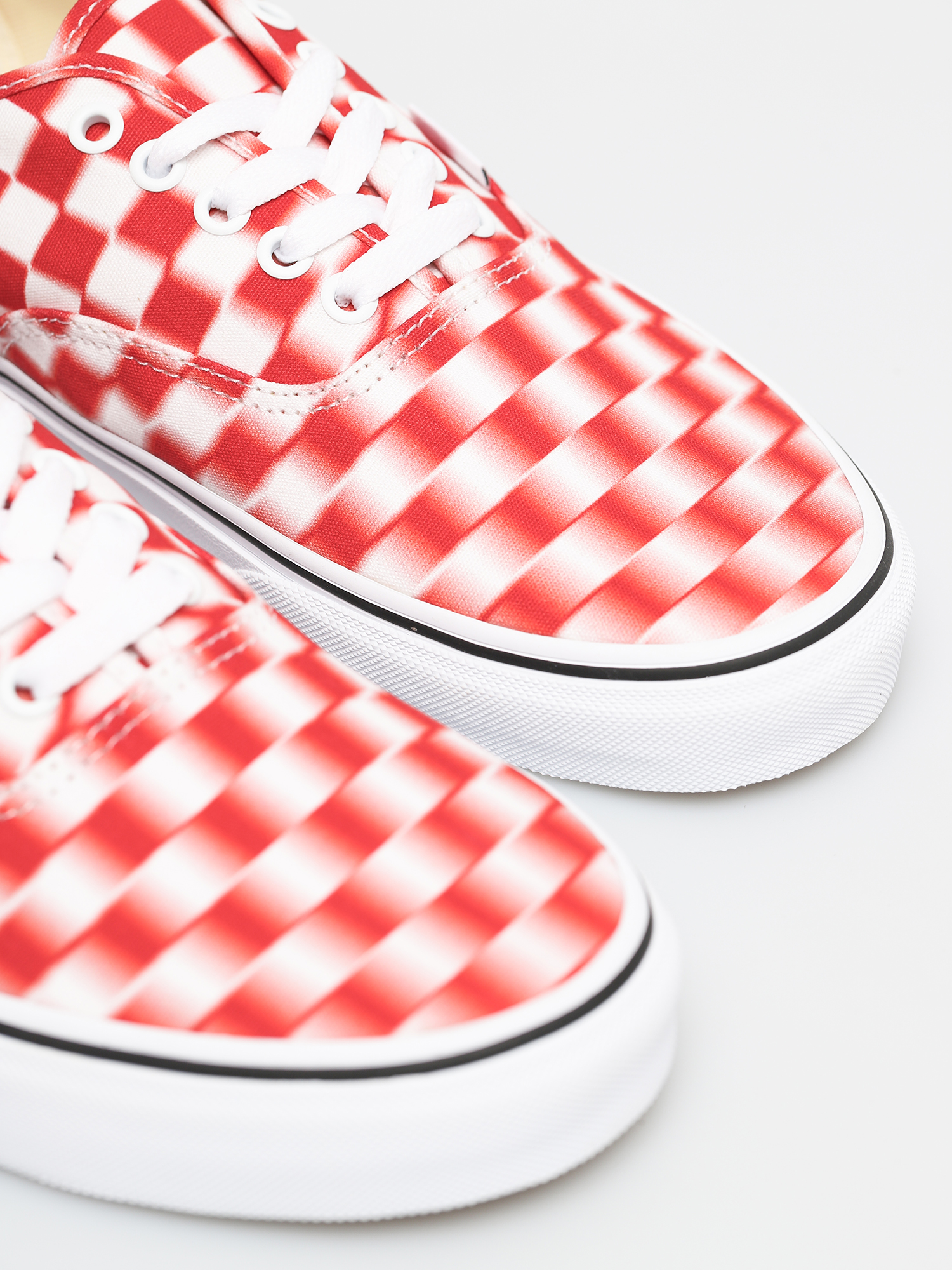 Vans Authentic Cipők (blur check/true white/red)