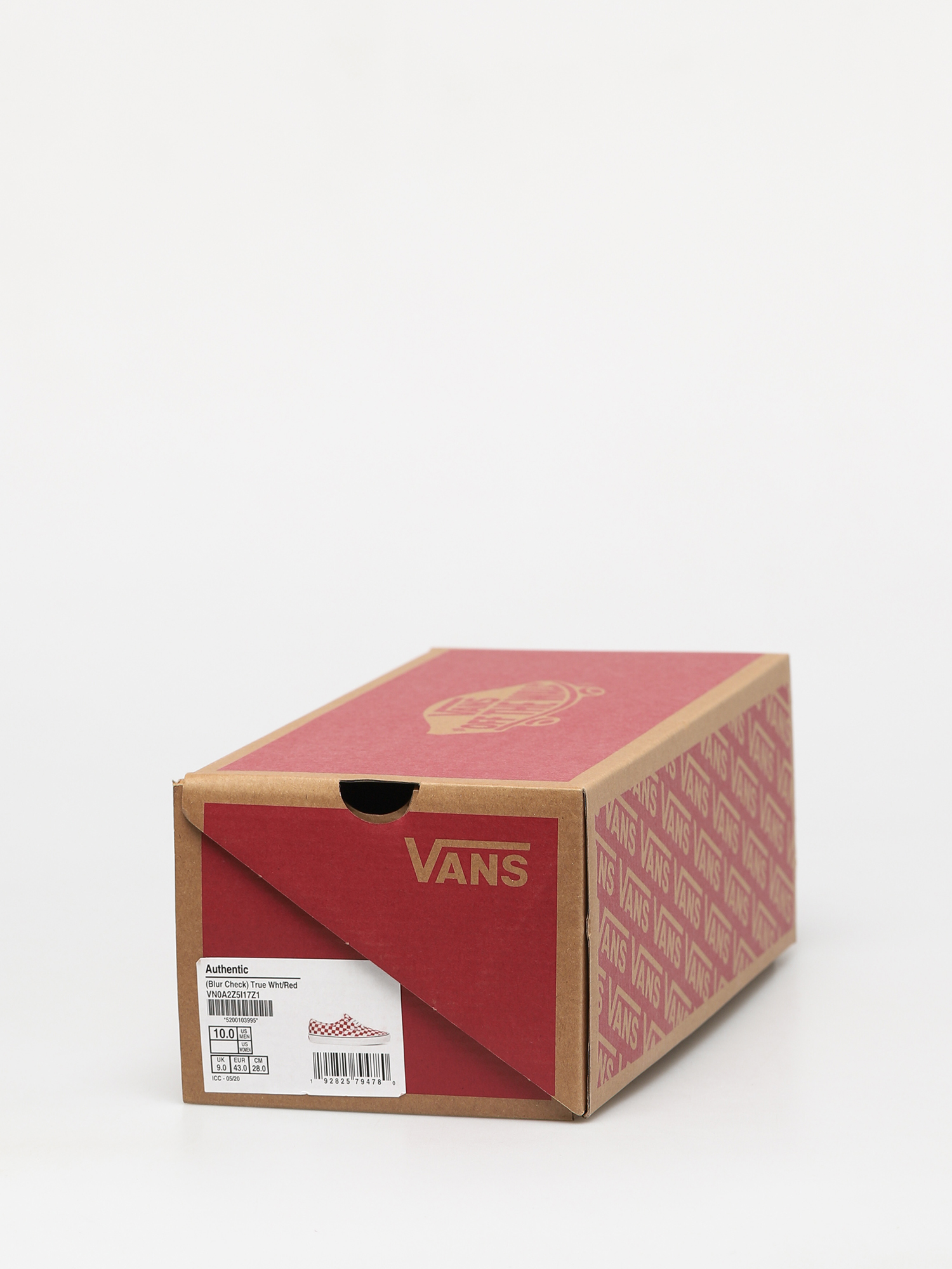 Vans Authentic Cipők (blur check/true white/red)