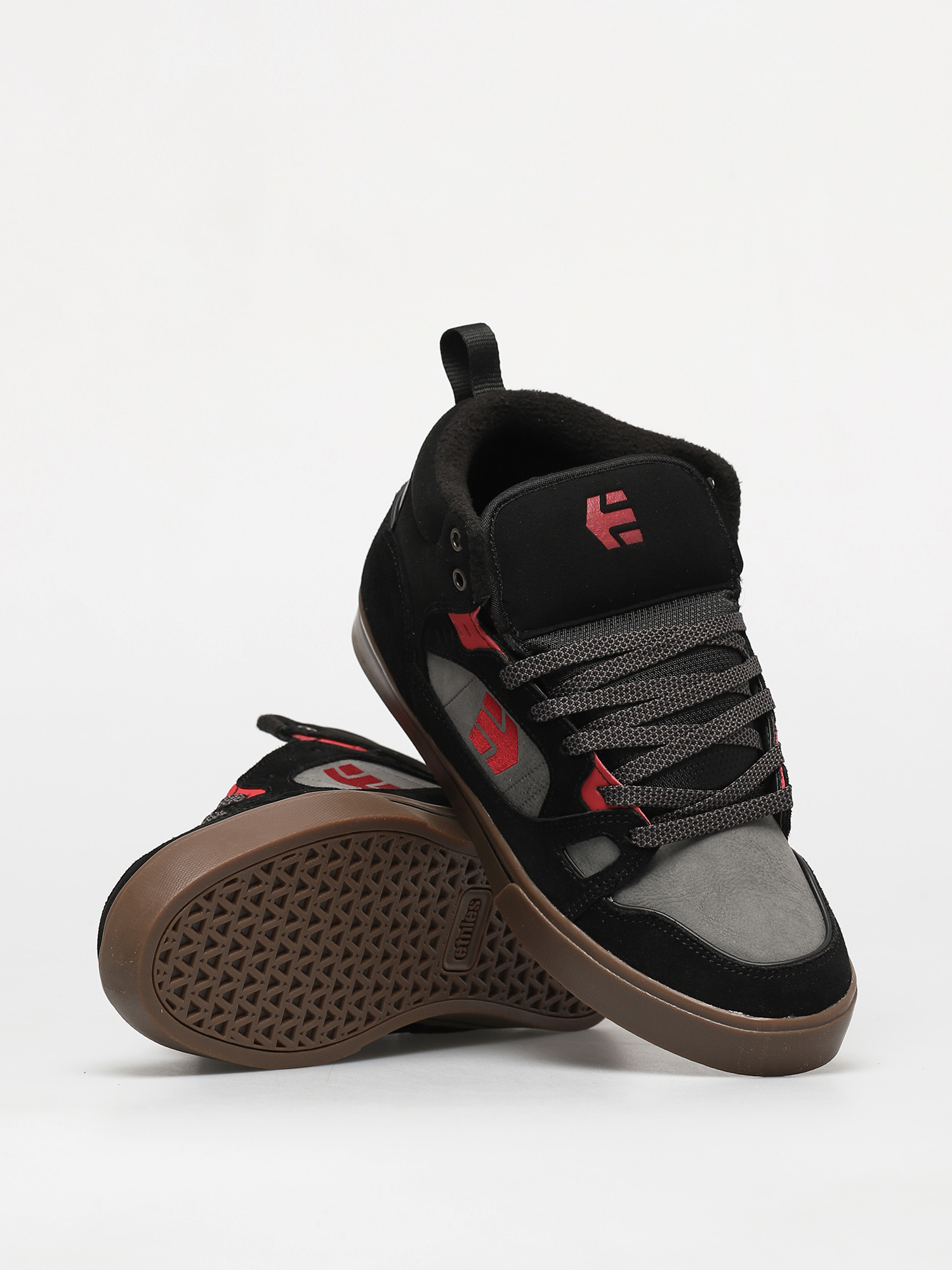 Etnies Agron Cipők (black/grey/red)