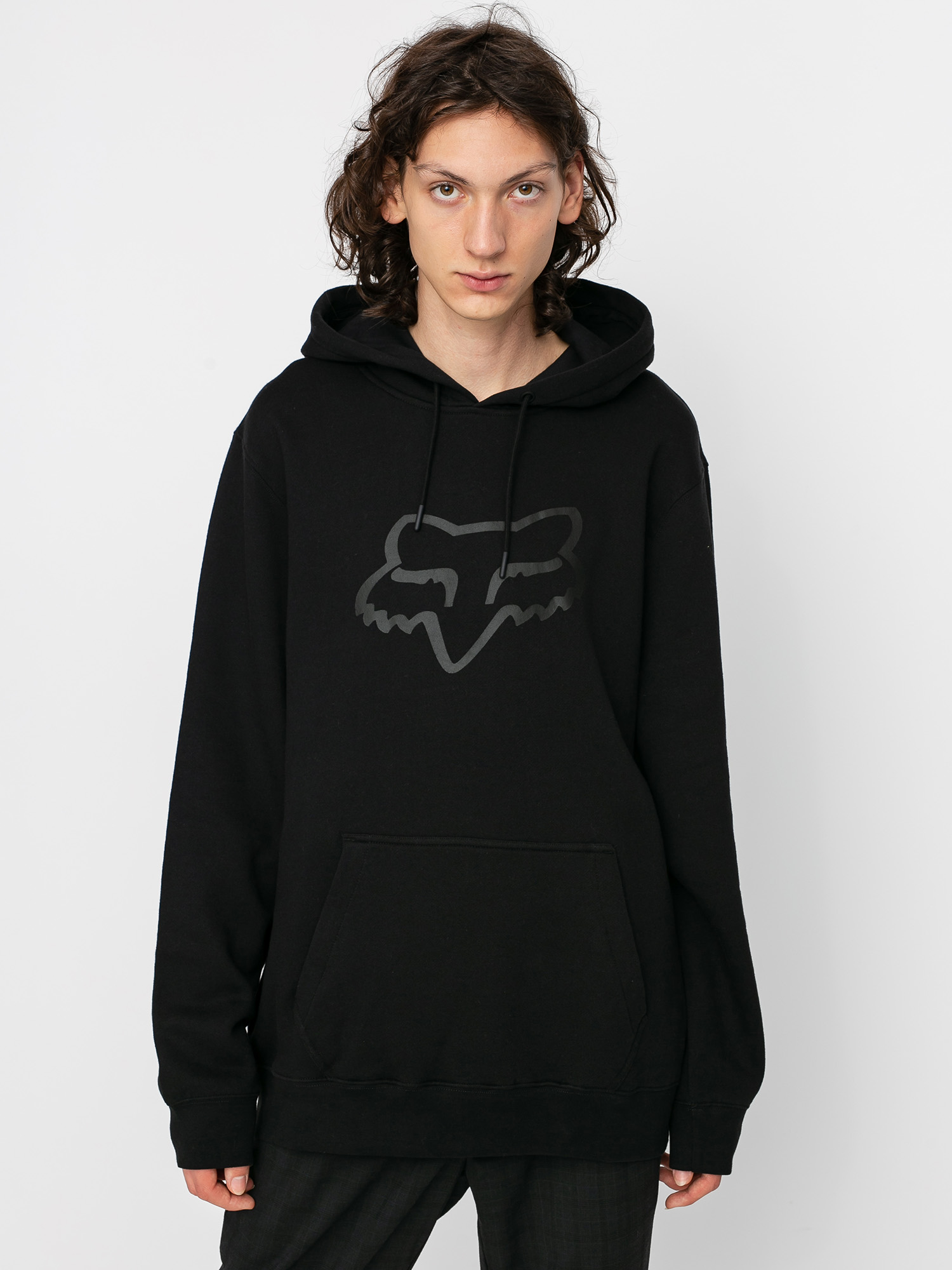 Fox Legacy Fox Head HD Kapucnis pulóver (blk/blk)
