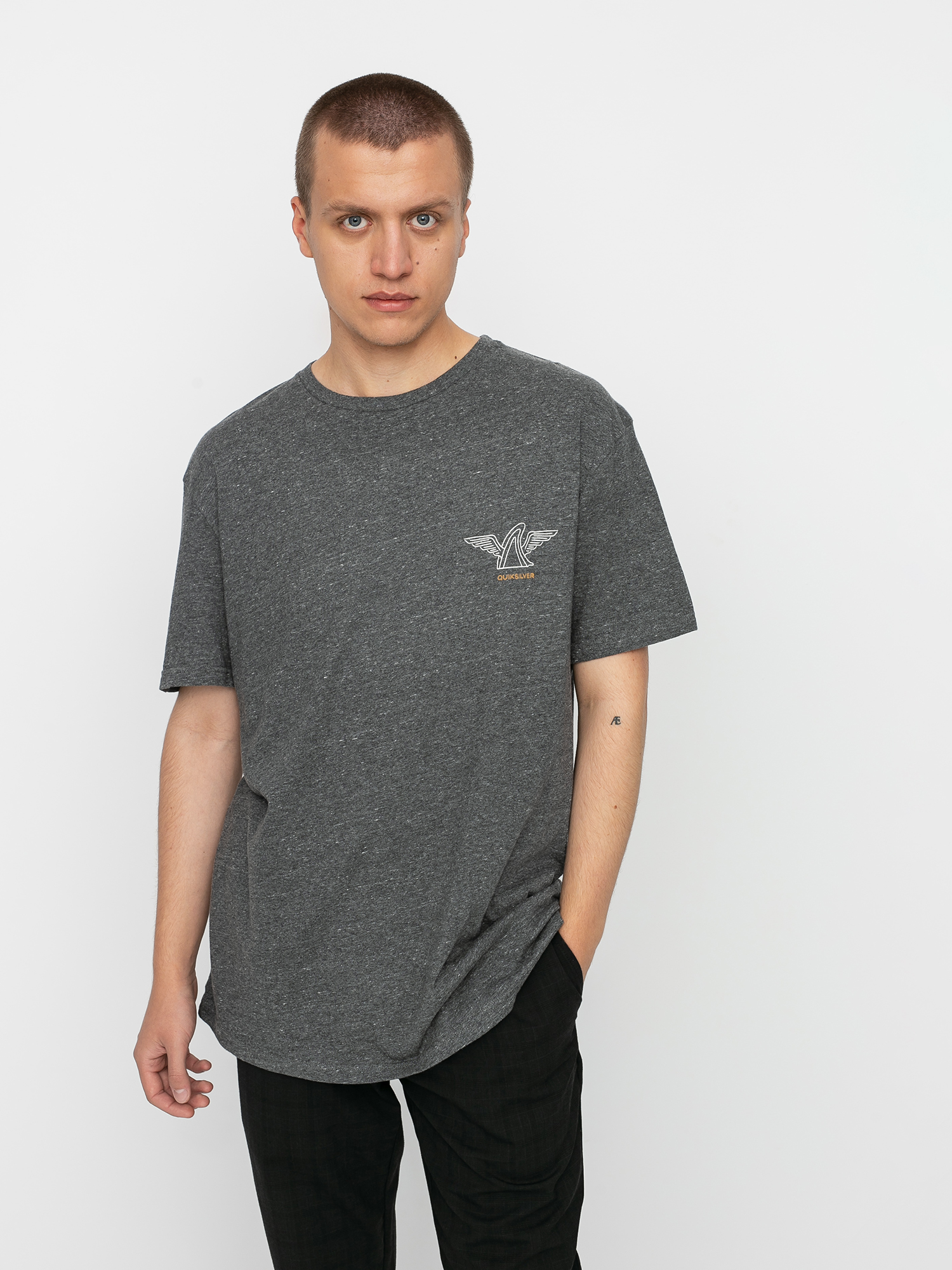 Quiksilver Quik Local Shaper Ujjatlan felső (charcoal heather)