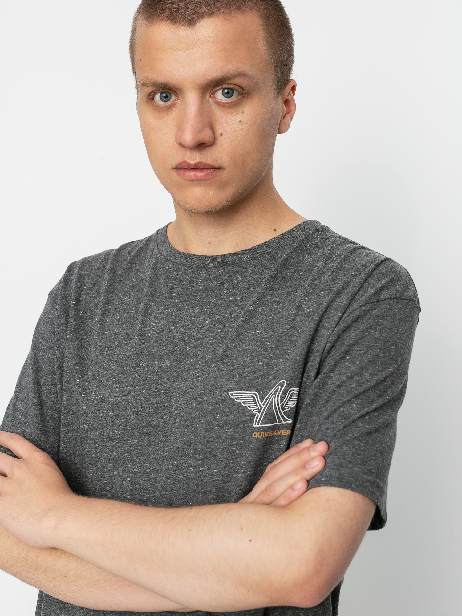 Quiksilver Quik Local Shaper Ujjatlan felső (charcoal heather)