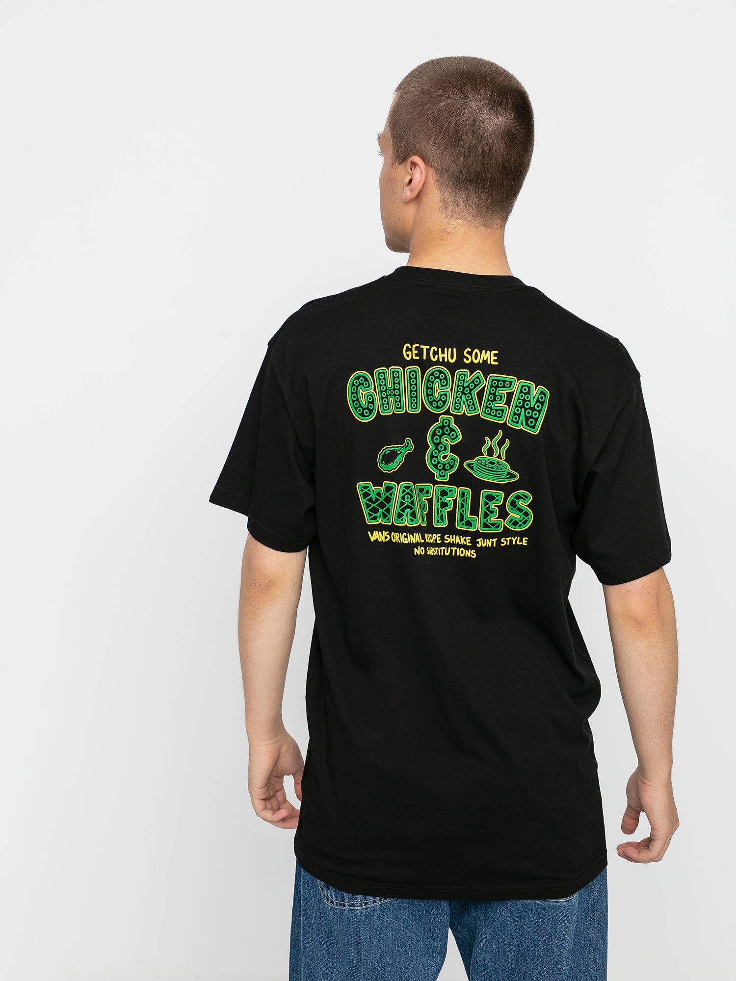 Vans Shake Junt Chicken And Waffle Ujjatlan felső (black)