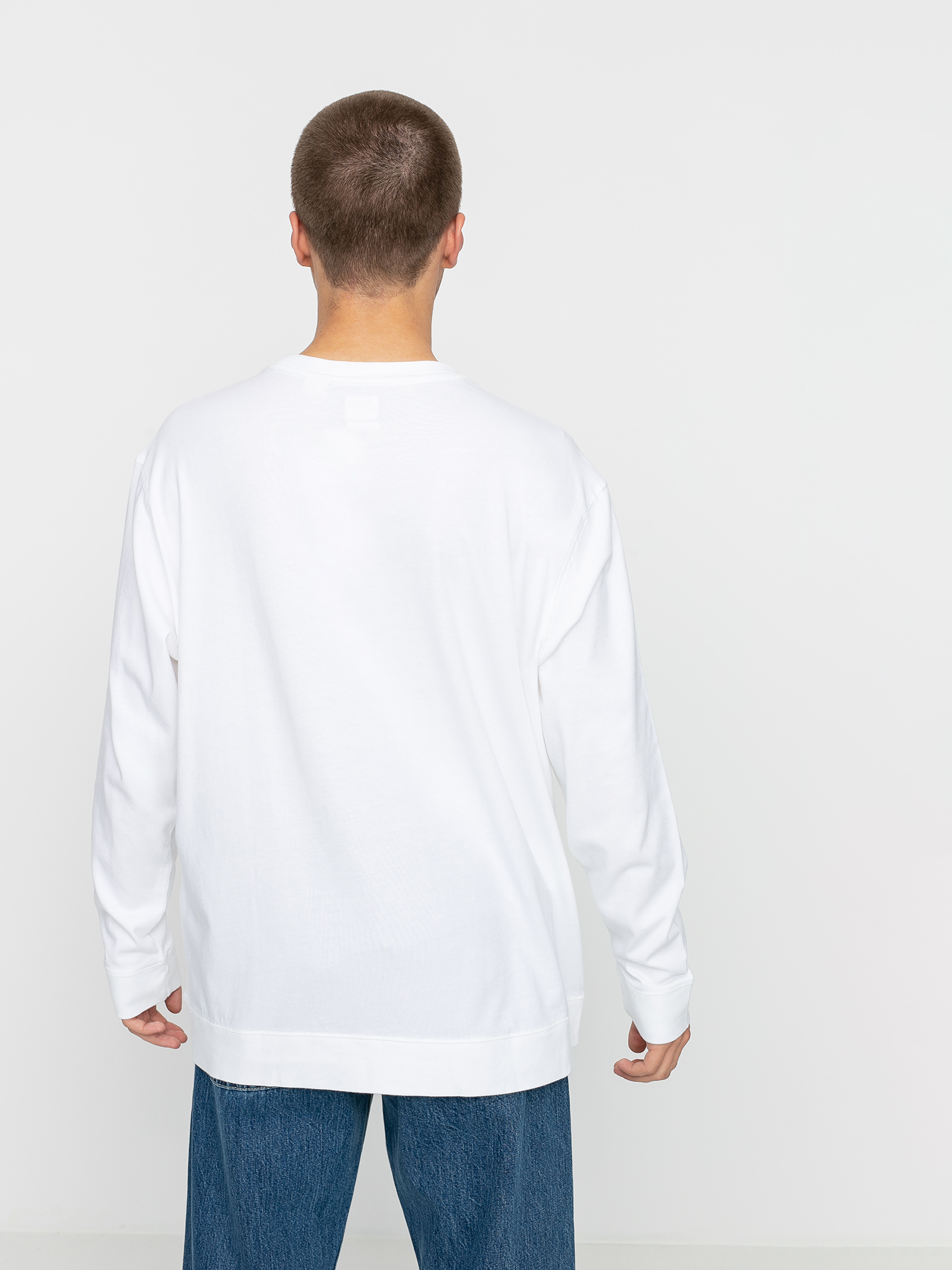 Levi's® Oversized Logo Hosszú ujjú felső (linear white)