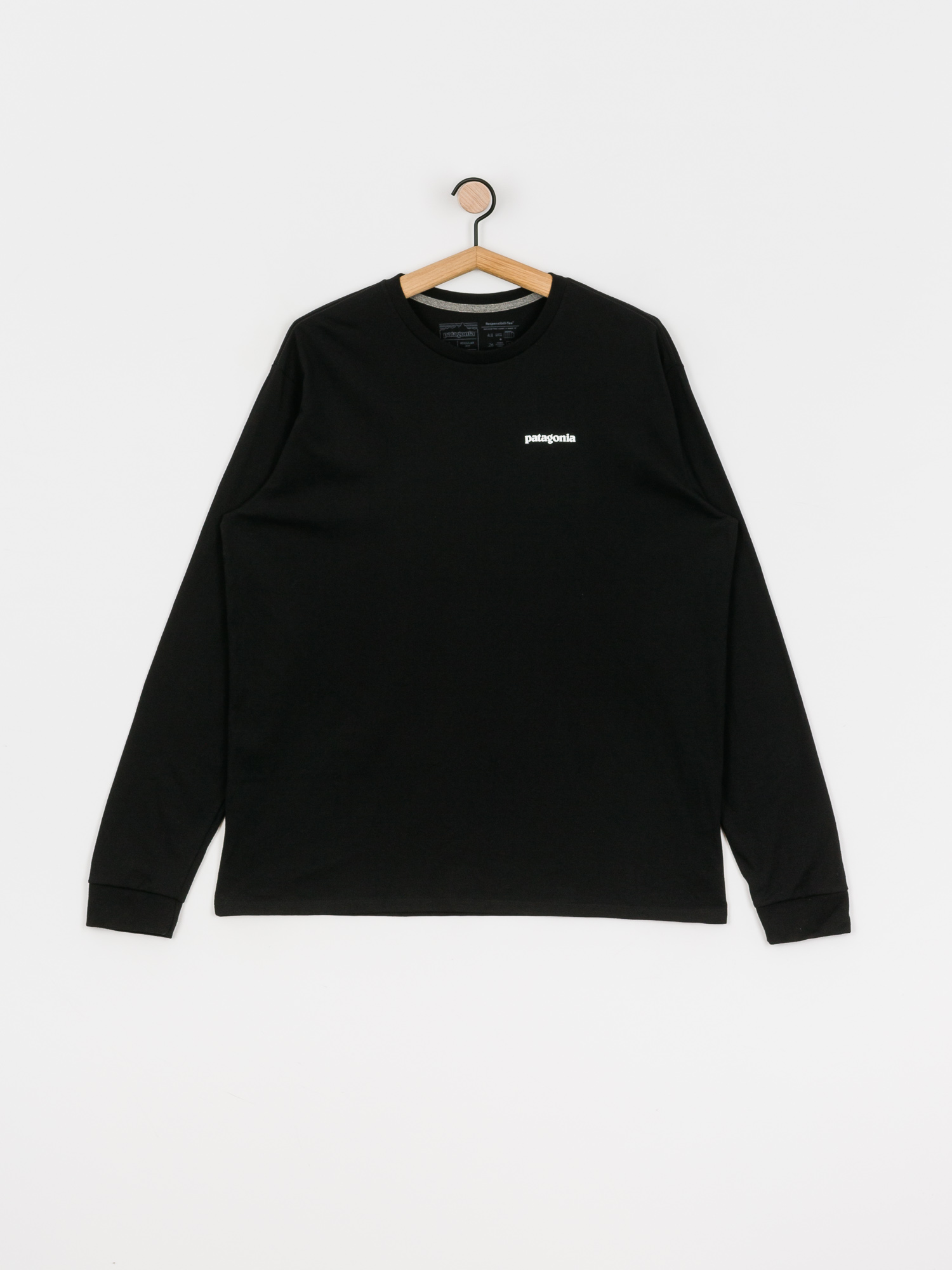 Patagonia P 6 Logo Responsibili Hosszú ujjú felső (black)