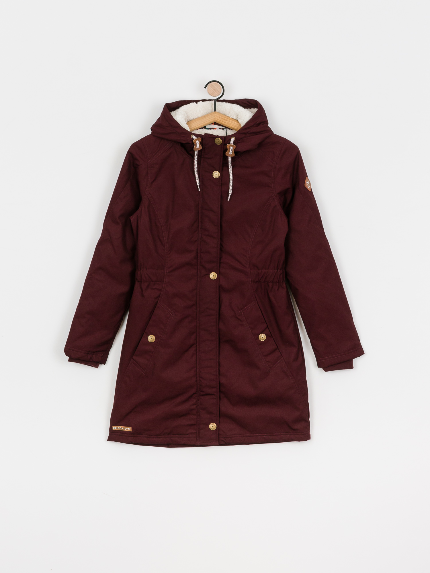 Iriedaily Holina Coat Dzseki Wmn (red wine)