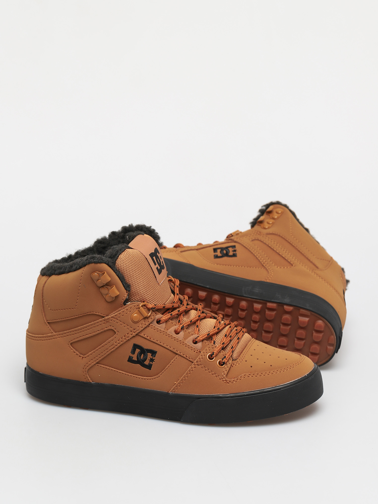 DC Pure High Top Wc Wnt Cipők (wheat/black)