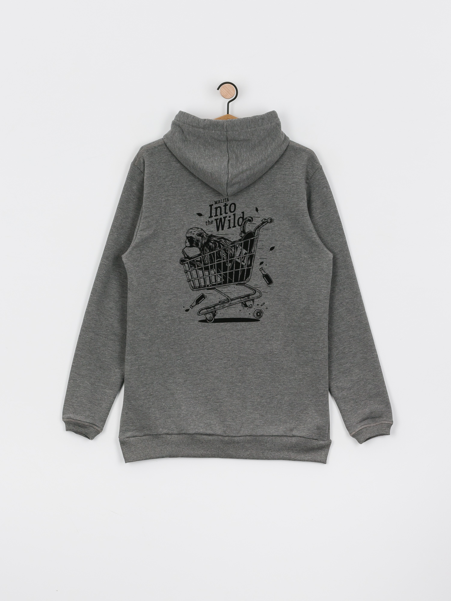 Malita Monkey HD Kapucnis pulóver (wild heather grey)