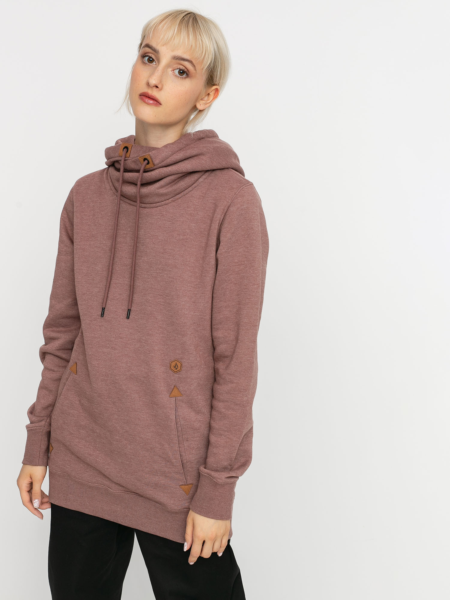 Női Volcom Tower HD Thermo pulóver (rose wood)