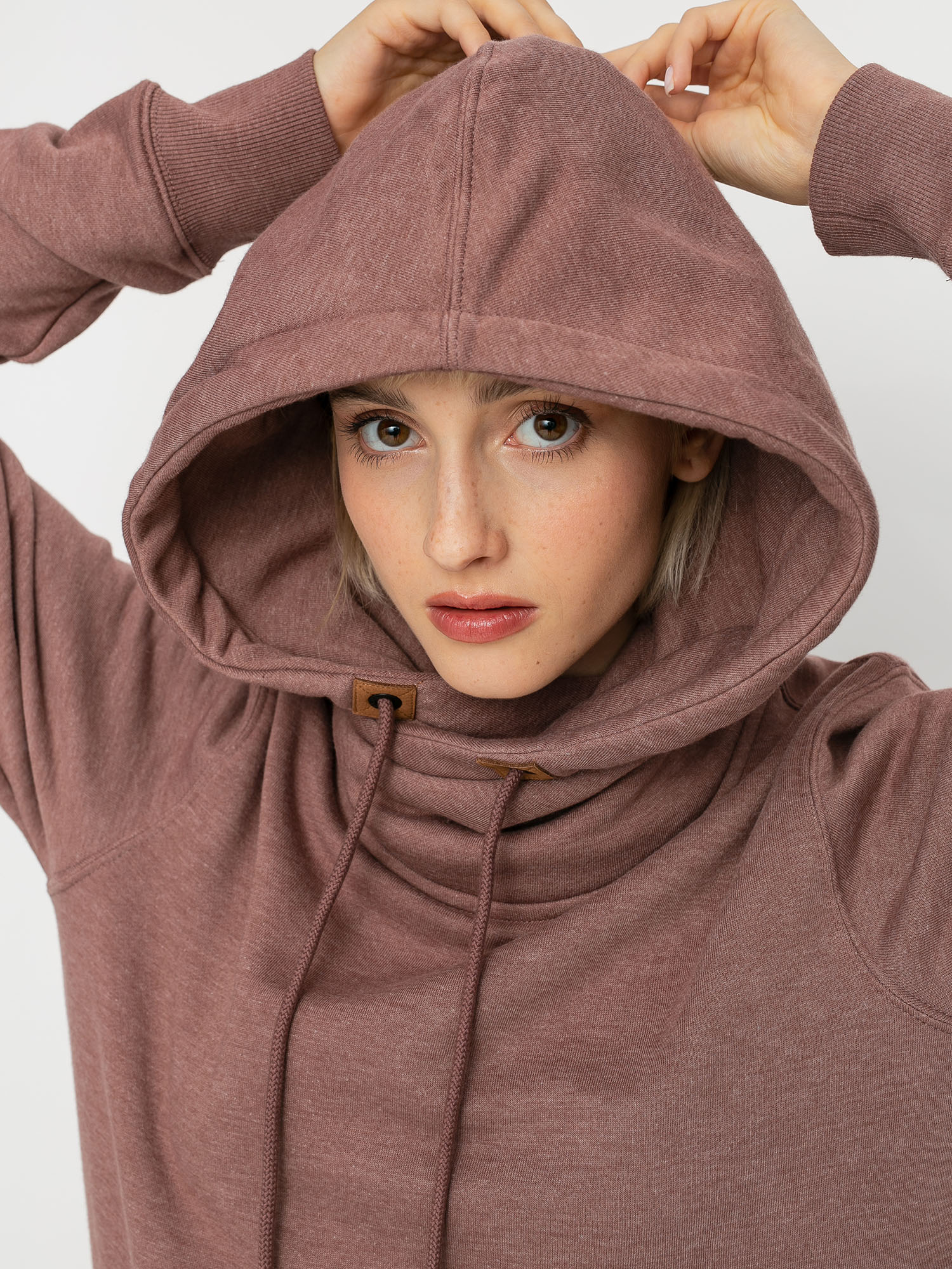 Női Volcom Tower HD Thermo pulóver (rose wood)