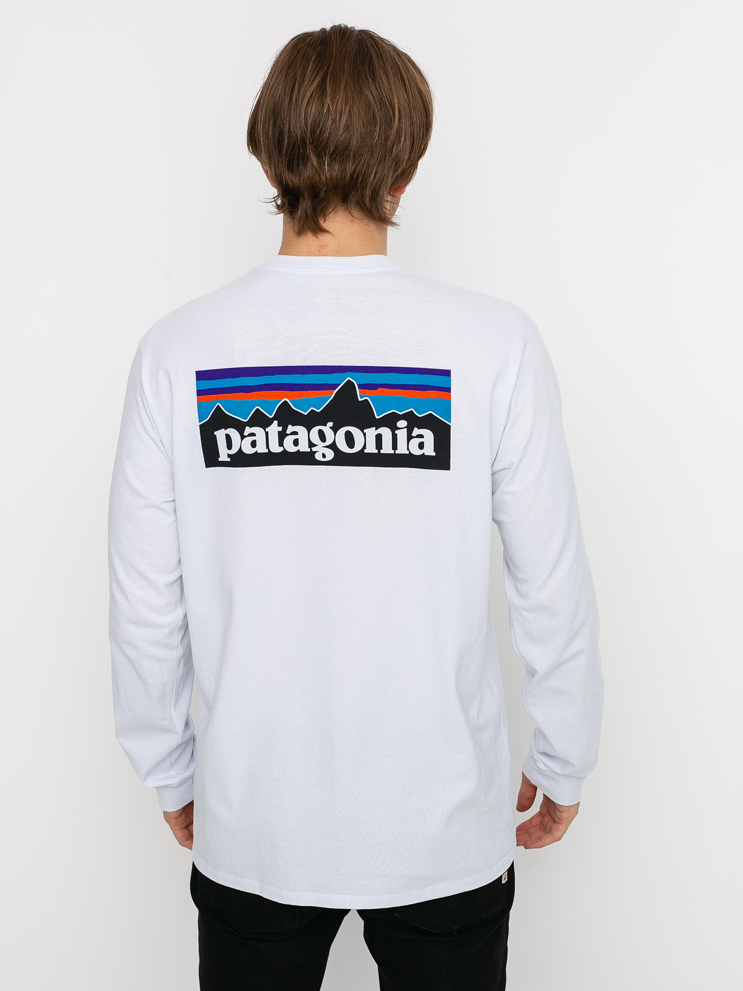 Patagonia P 6 Logo Responsibili Hosszu00fa ujju00fa felsu0151 (white)