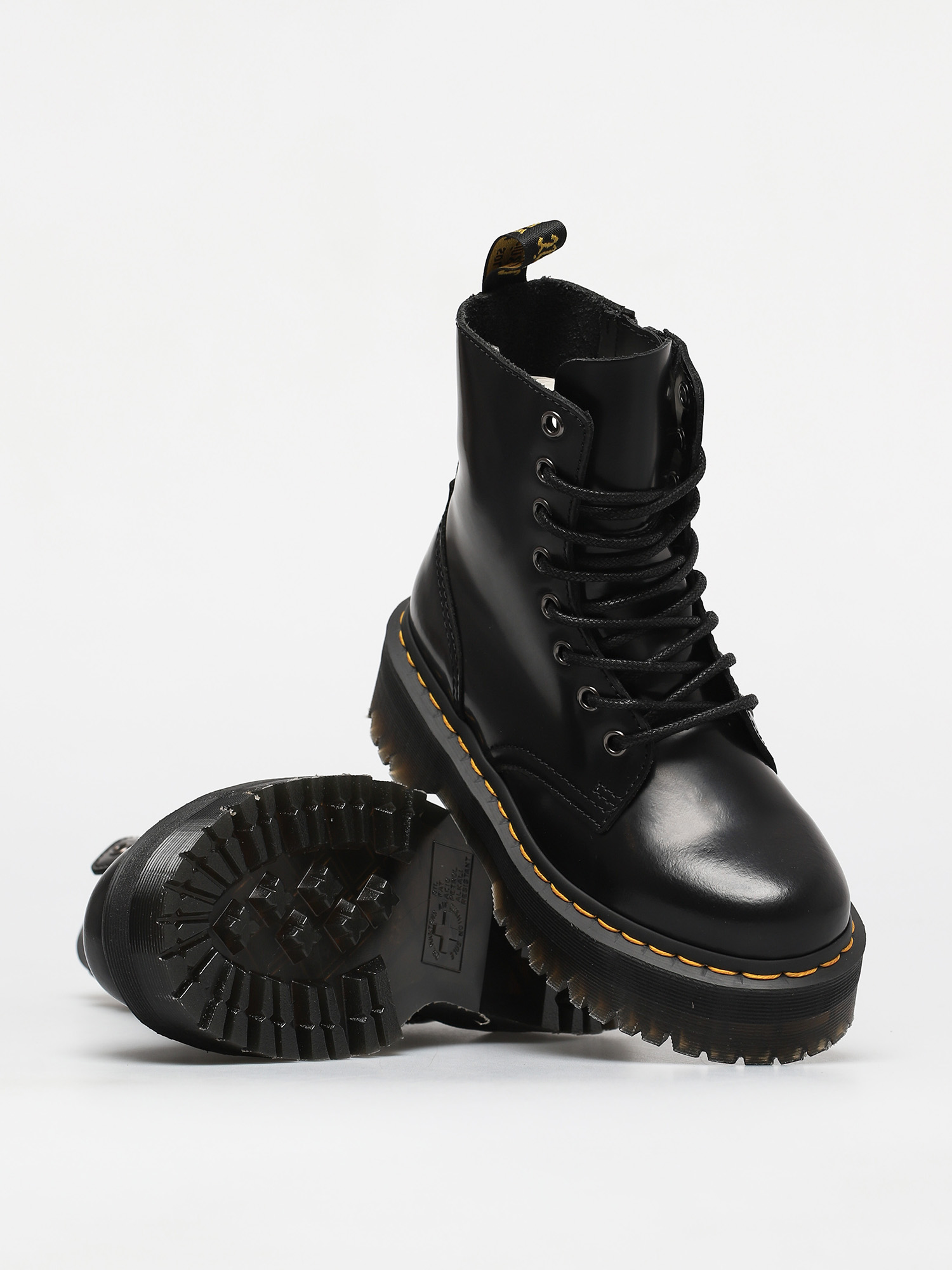 Dr. Martens Jadon Cipők (polished smooth black)