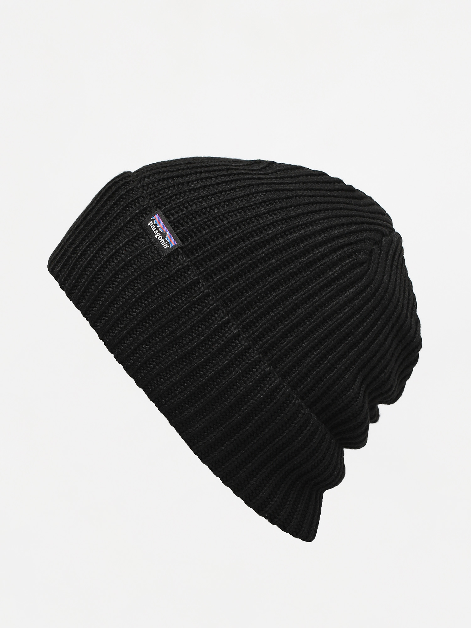 Sapka Patagonia Fishermans Rolled Beanie (black)