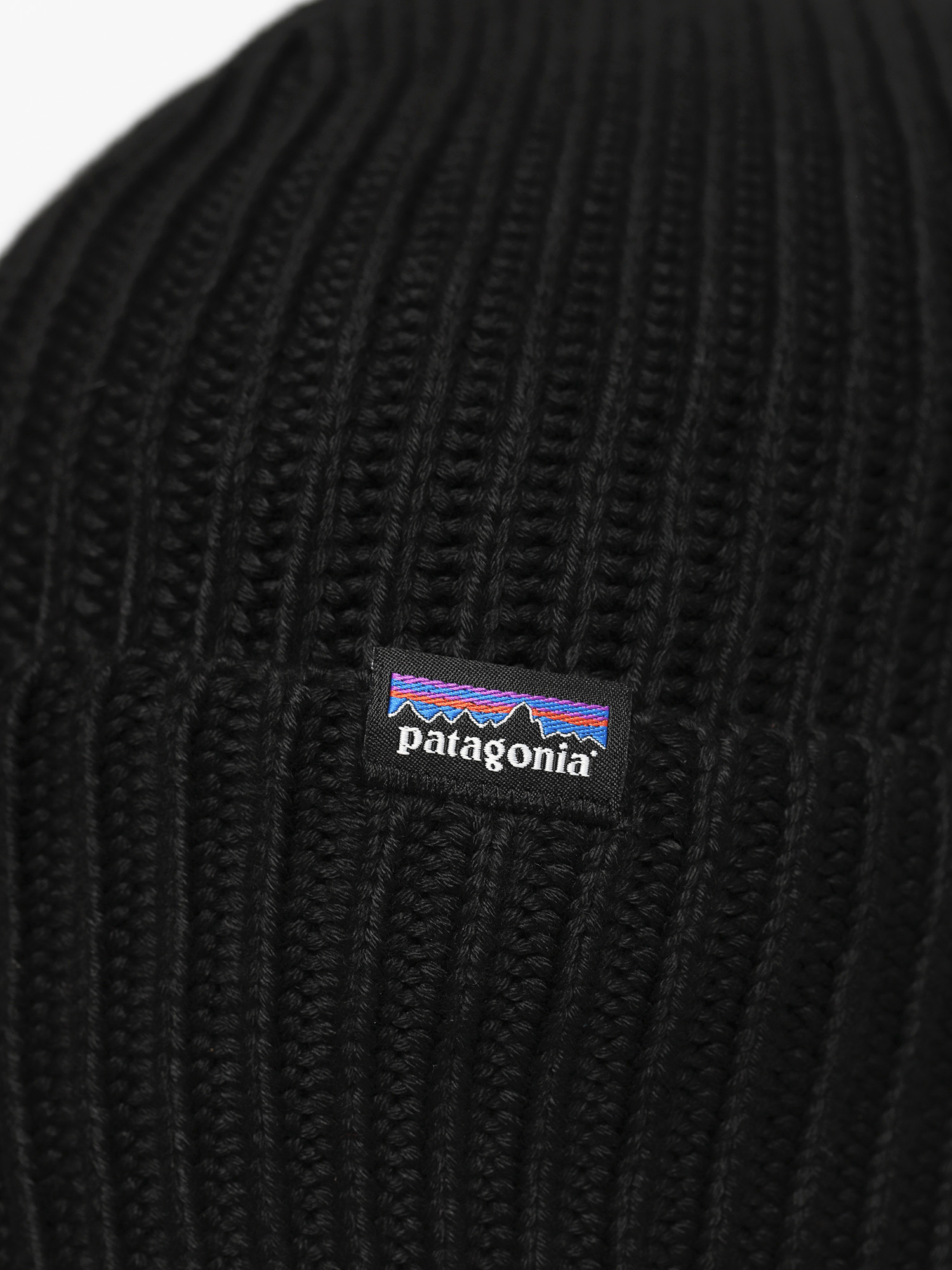 Sapka Patagonia Fishermans Rolled Beanie (black)