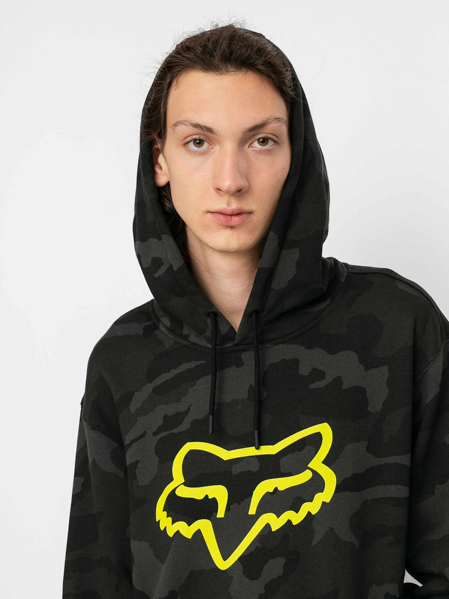 Fox Legacy Head HD Kapucnis pulóver (blk cam)