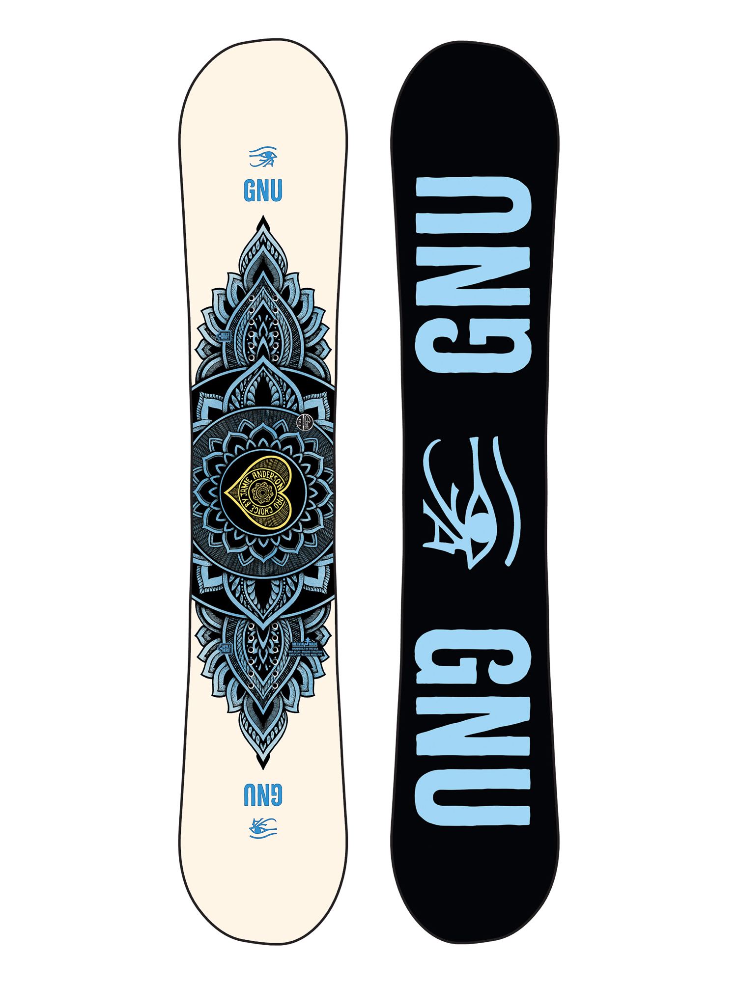 Női Gnu Pro Choice Snowboard (black/blue)