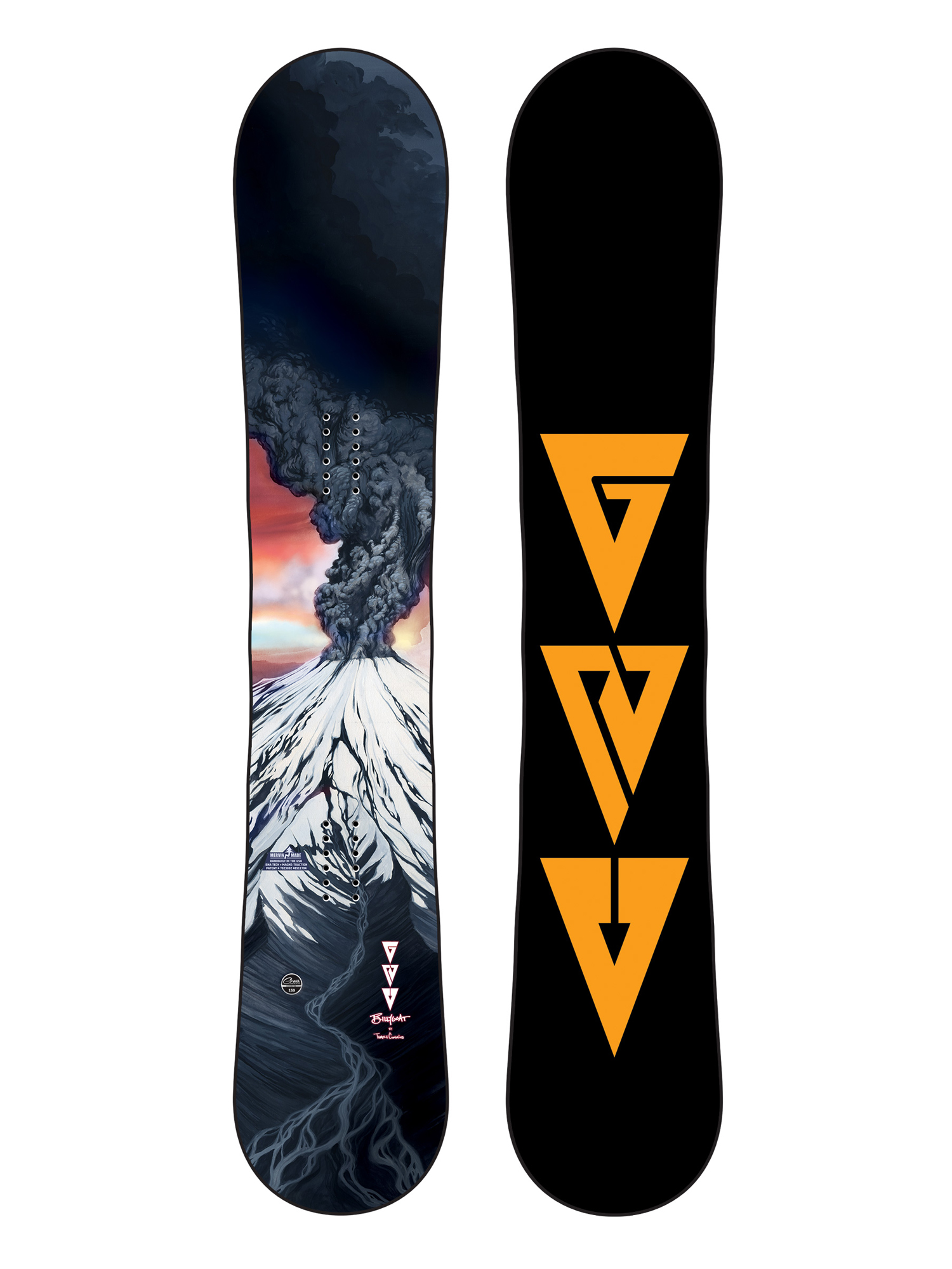 Férfi Gnu Billy Goat Snowboard (orange/black)