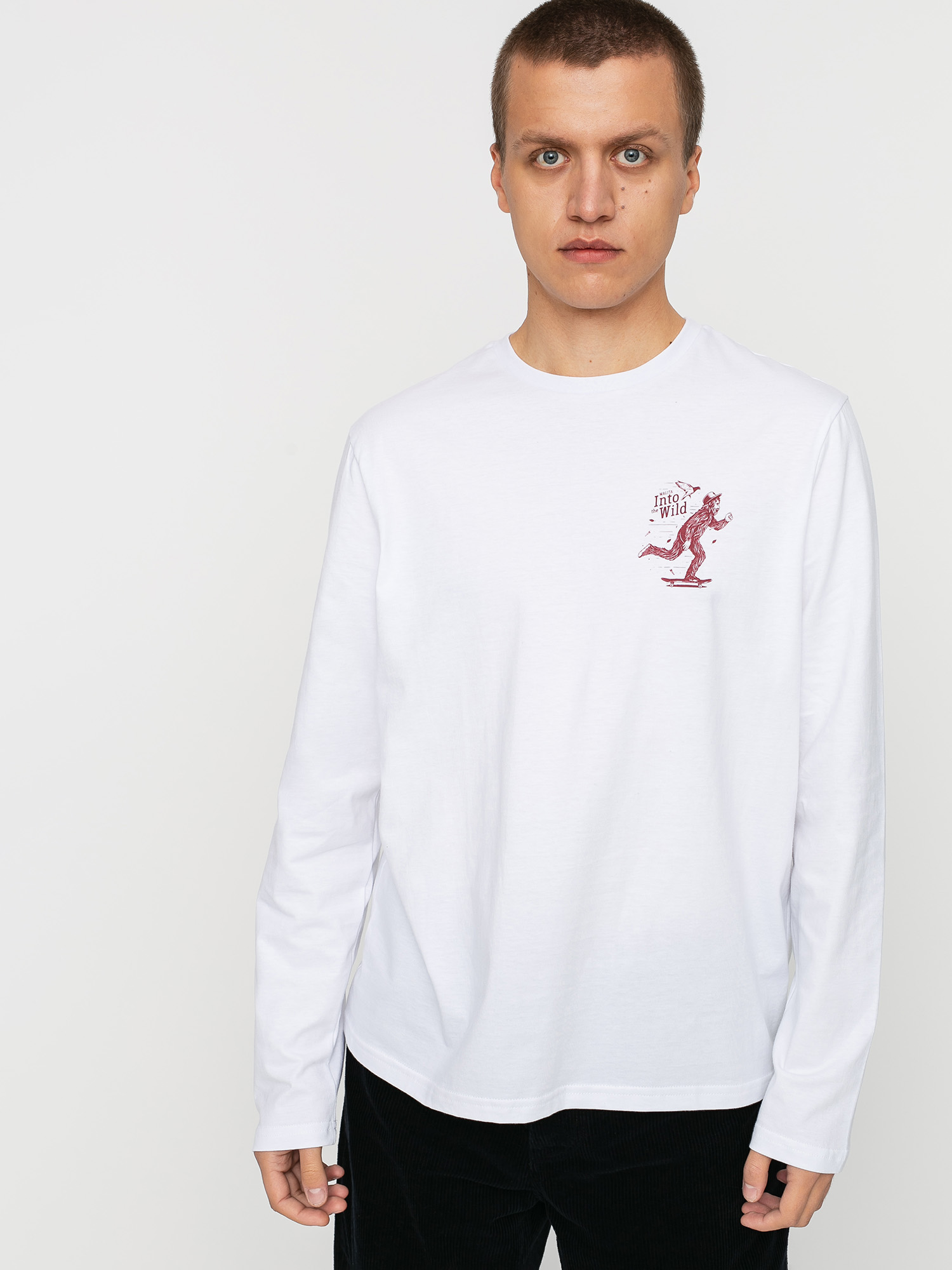 Malita Skate Hosszú ujjú felső (wild white)