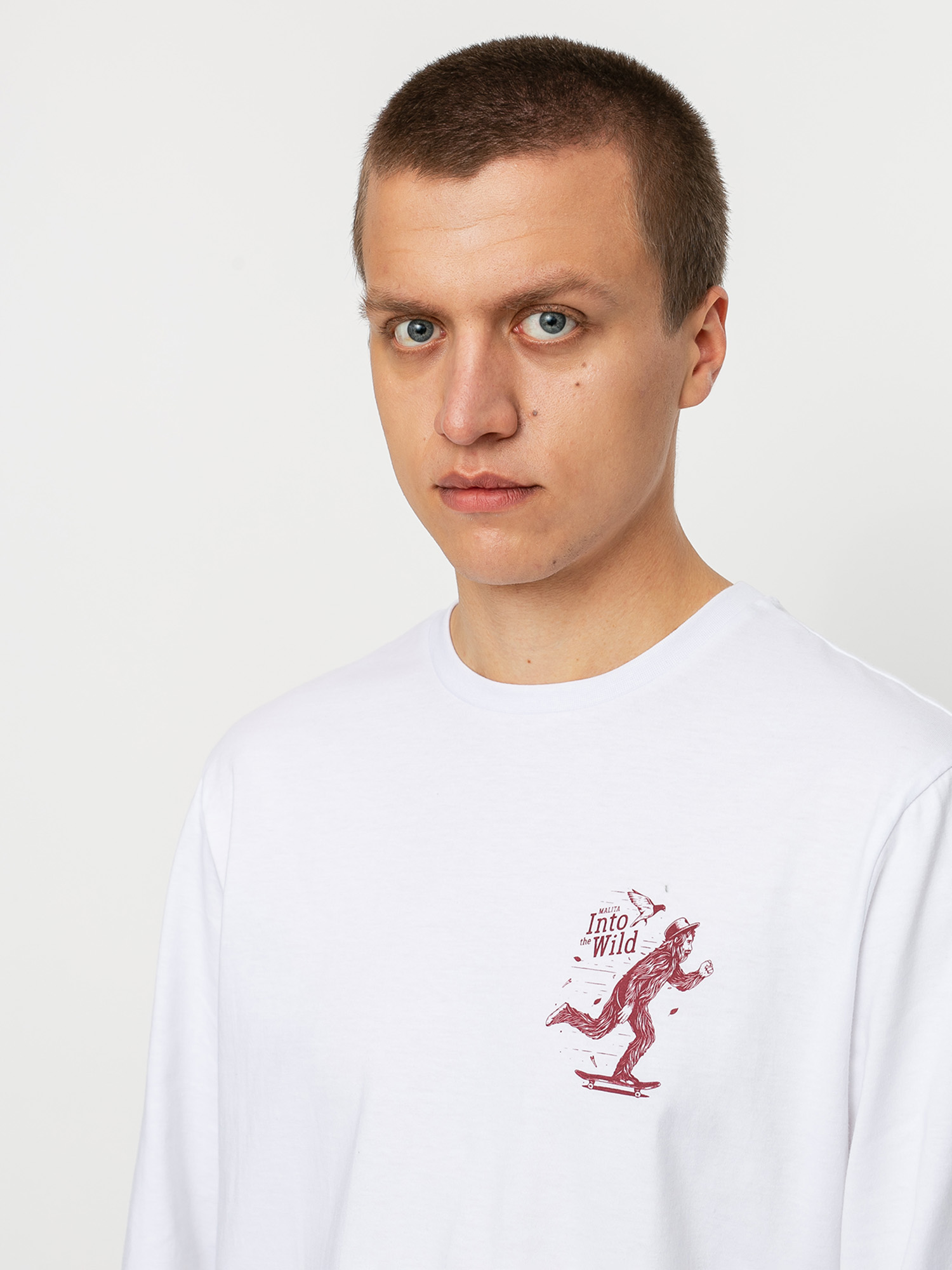 Malita Skate Hosszú ujjú felső (wild white)