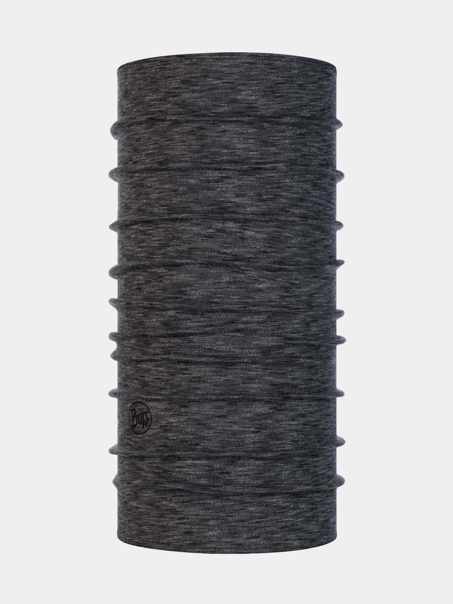 Buff Midweight Merino Wool Kendő (graphitemulti stripes)