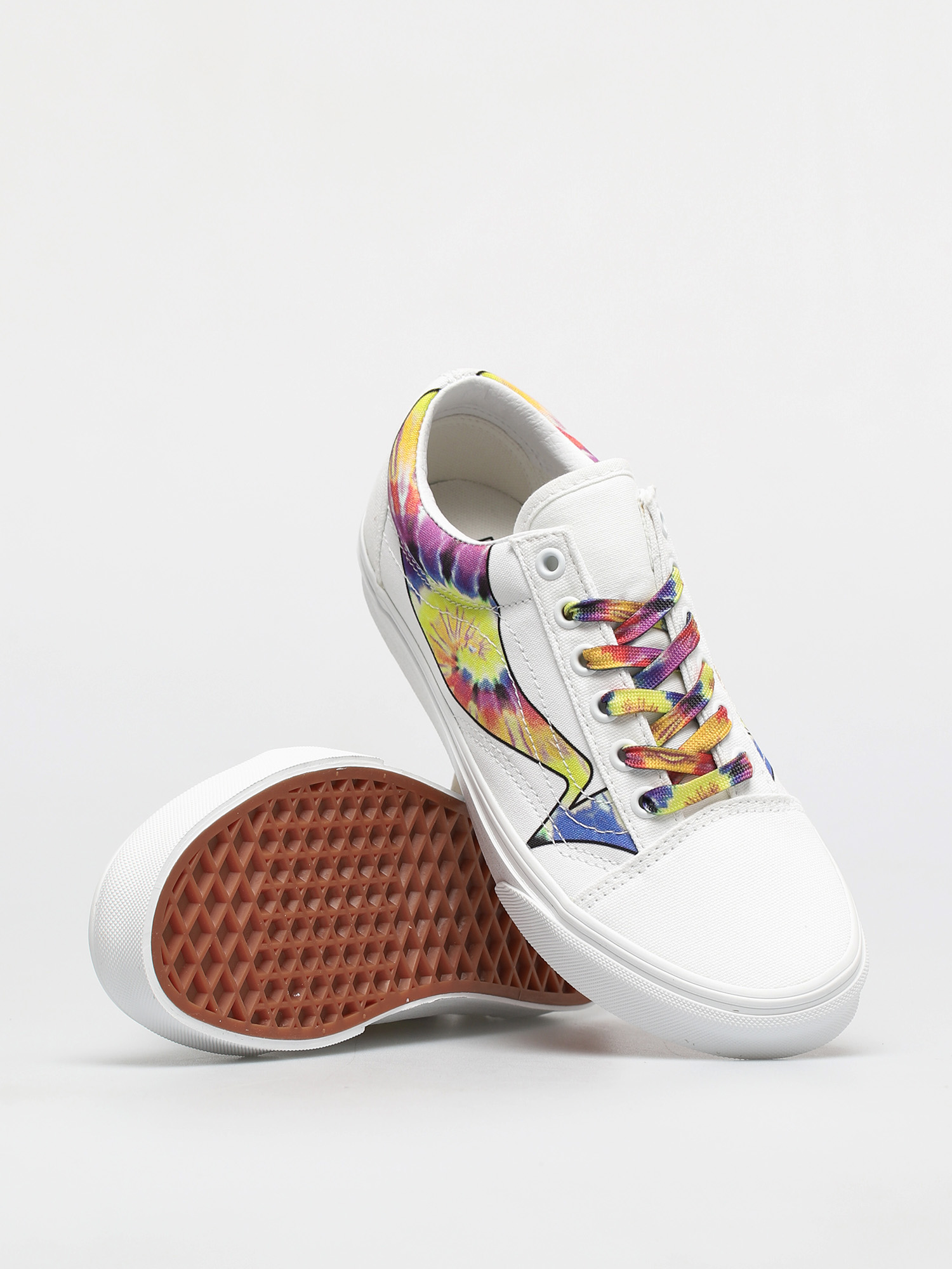 Vans Old Skool Cipők (warp/true white/tie dye)