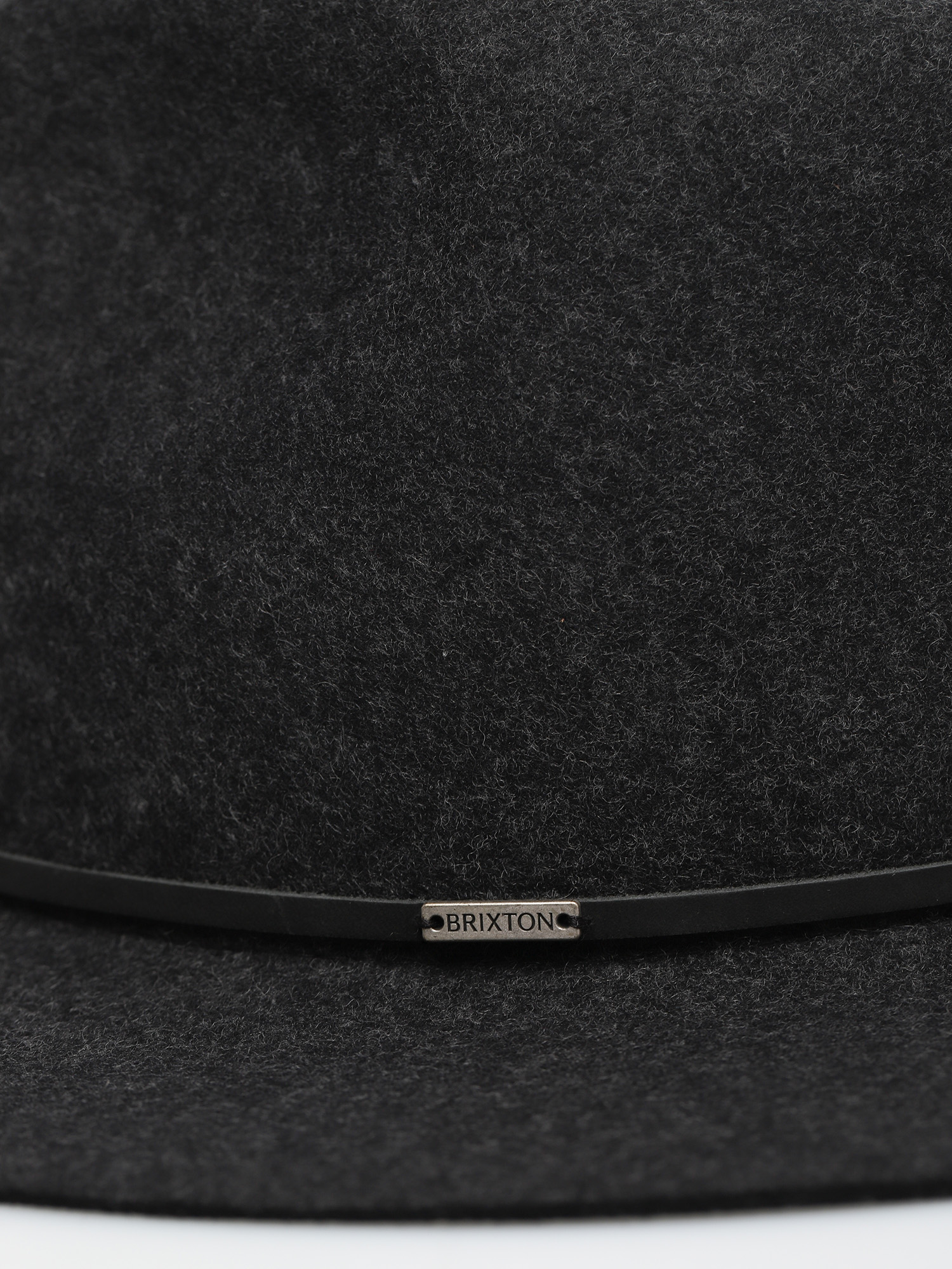 Brixton Wesley Fedora Kalap (heather black)