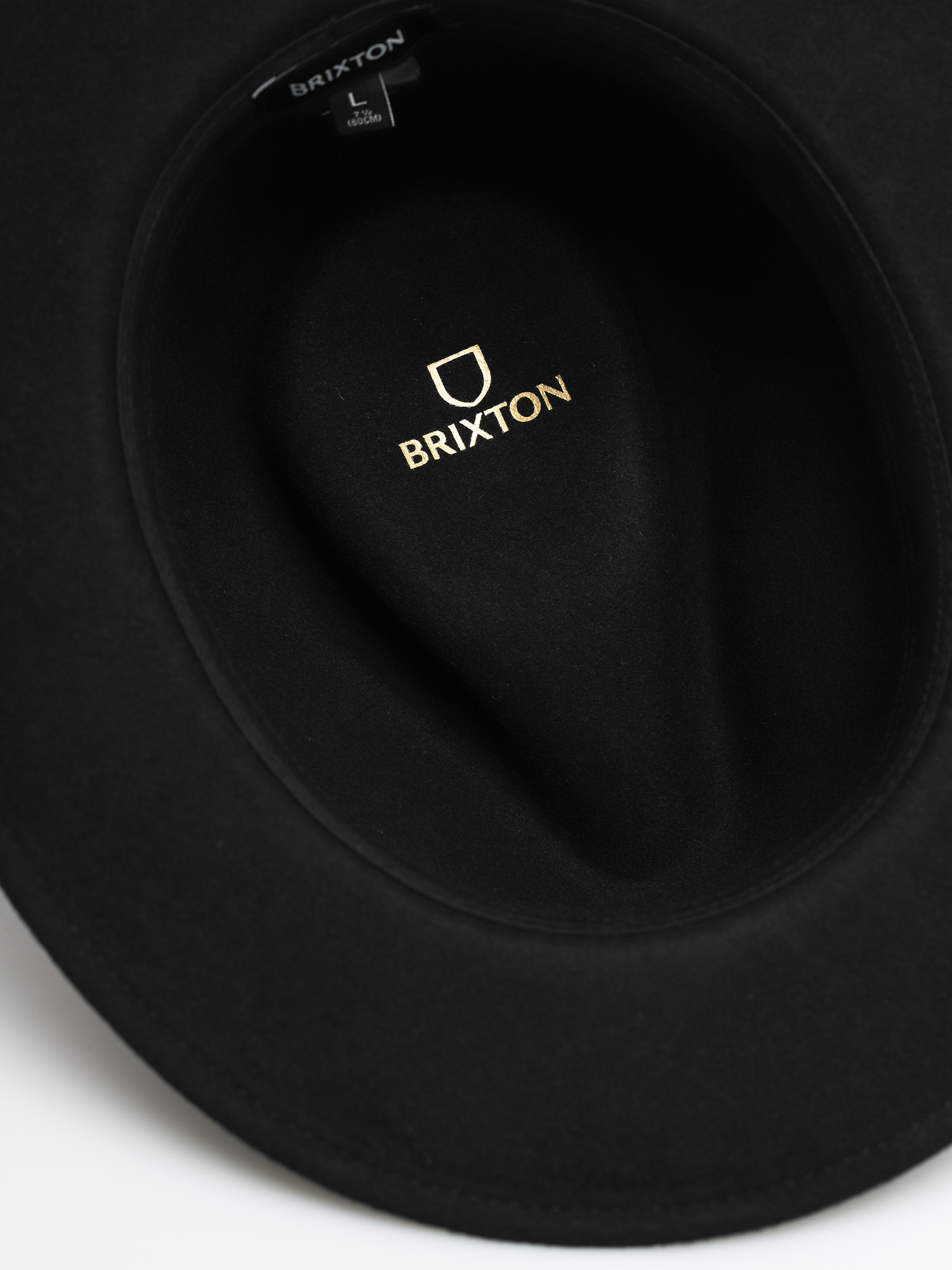 Brixton Messer Fedora Kalap (black/black)