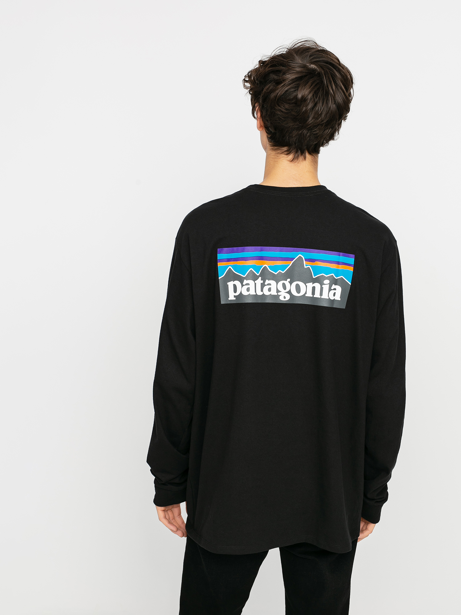 Patagonia P 6 Logo Responsibili Hosszu00fa ujju00fa felsu0151 (black)