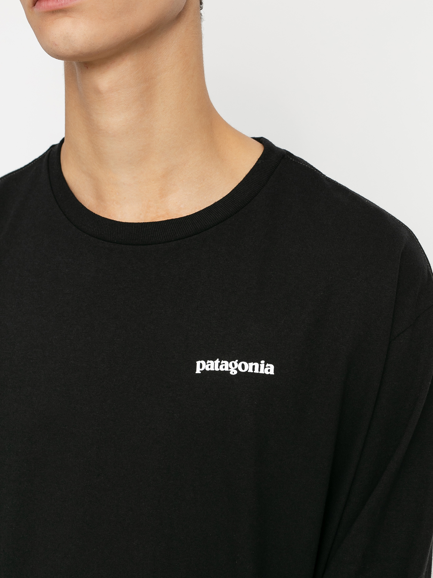 Patagonia P 6 Logo Responsibili Hosszú ujjú felső (black)
