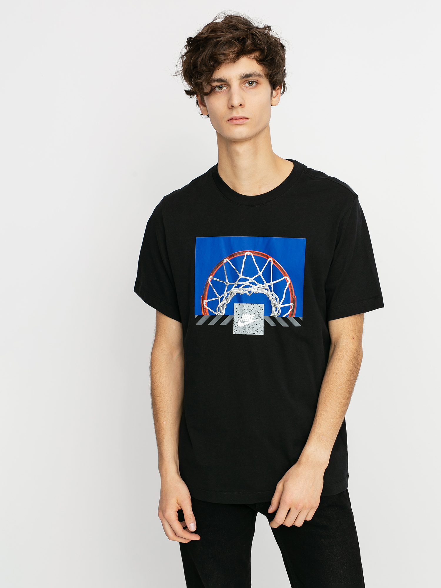 Nike Sportswear Basket Ujjatlan felső (black)