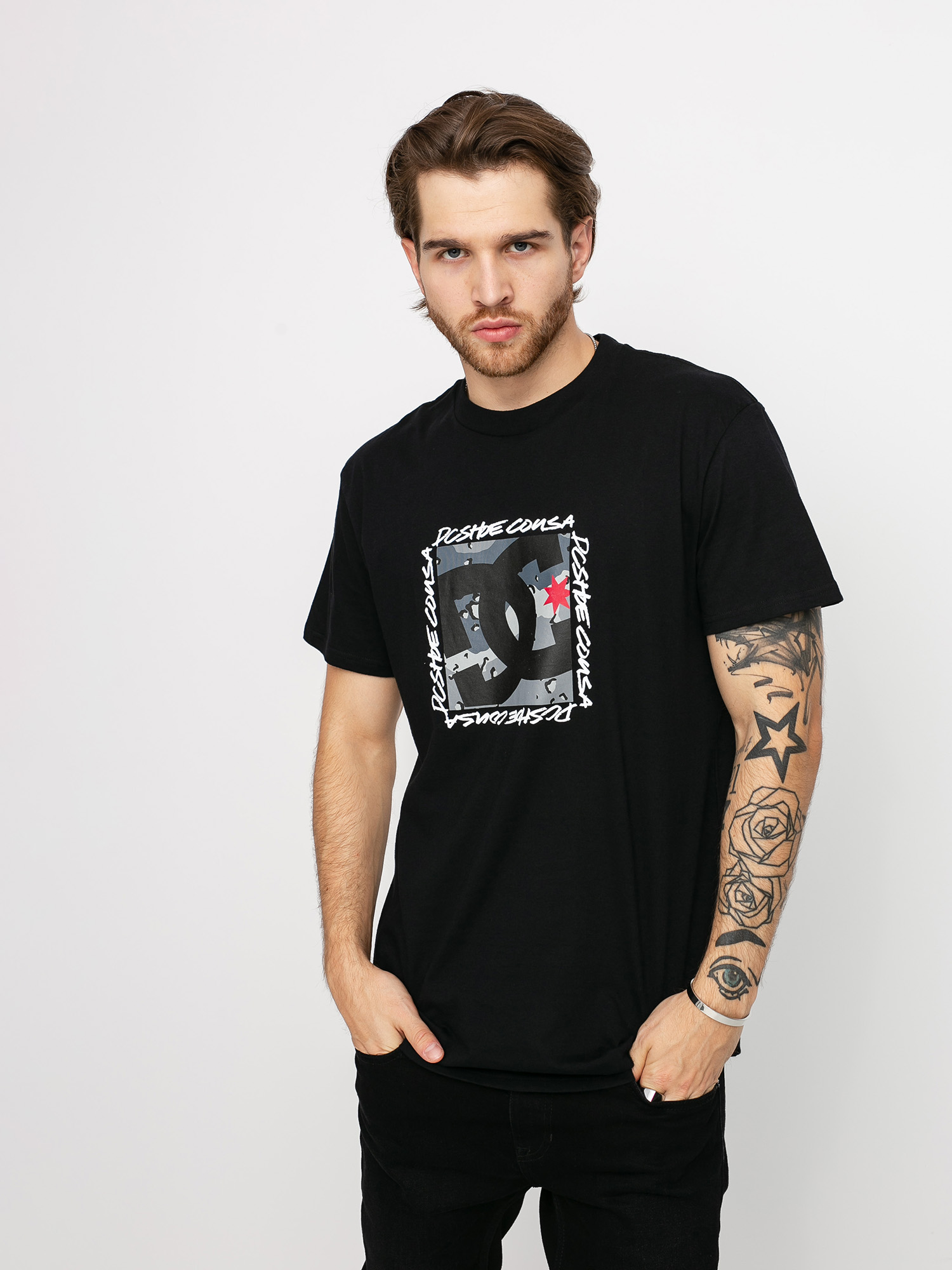 DC Big Dc Square Ujjatlan felső (black)