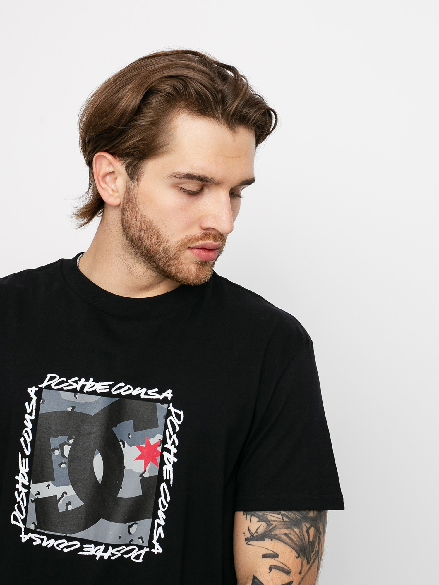 DC Big Dc Square Ujjatlan felső (black)