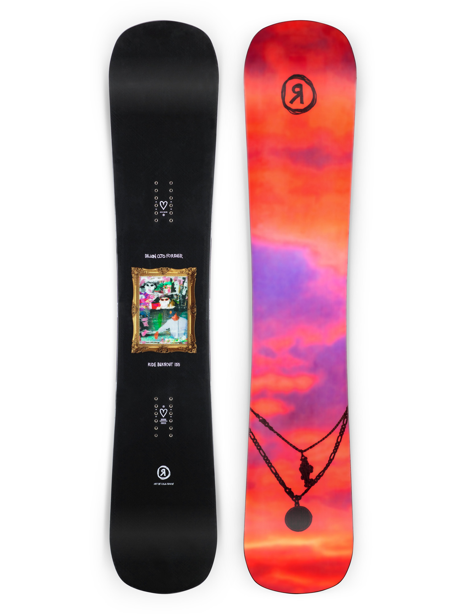 Férfi Ride Burnout Snowboard
