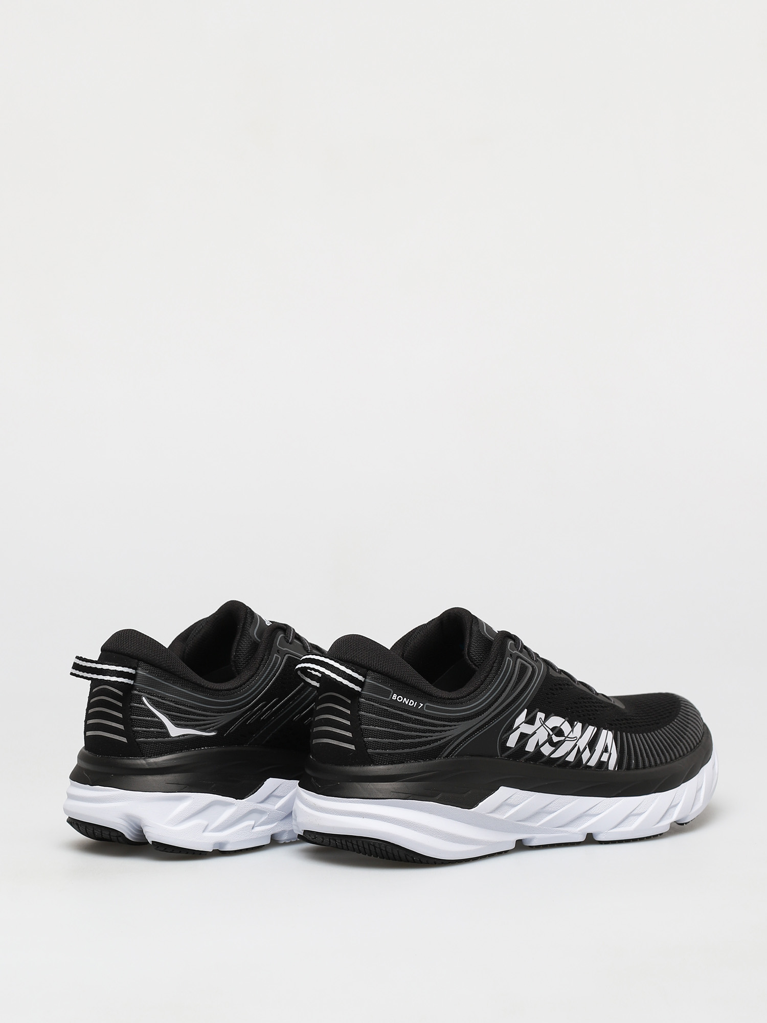Hoka One One Bondi 7 Cipők Wmn (black/white)