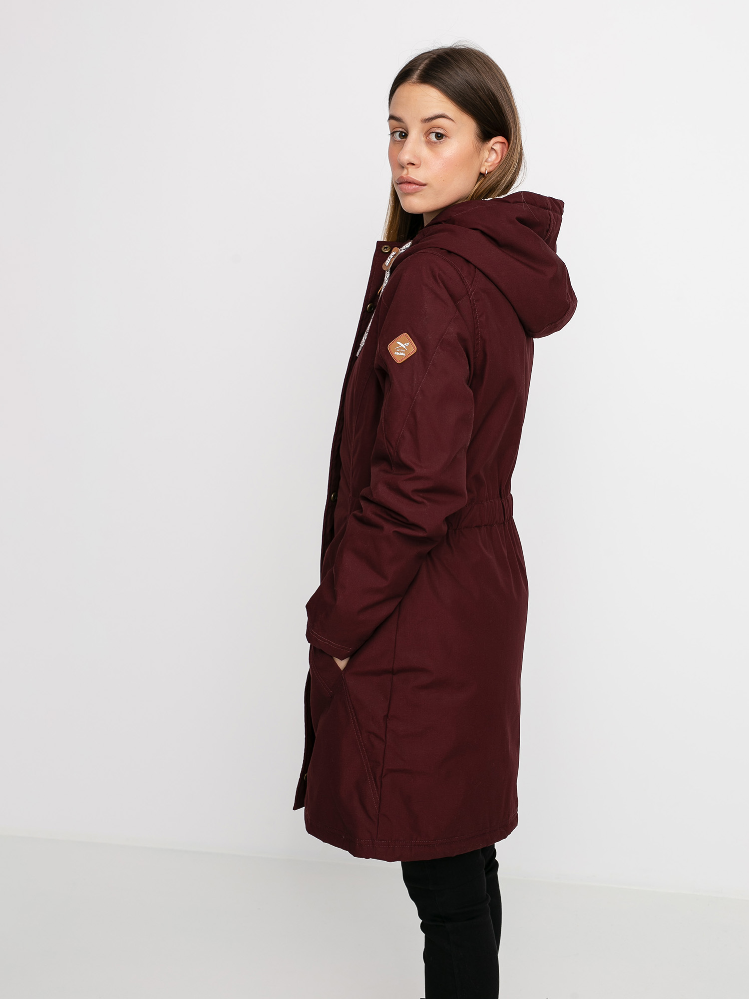 Iriedaily Holina Coat Dzseki Wmn (red wine)