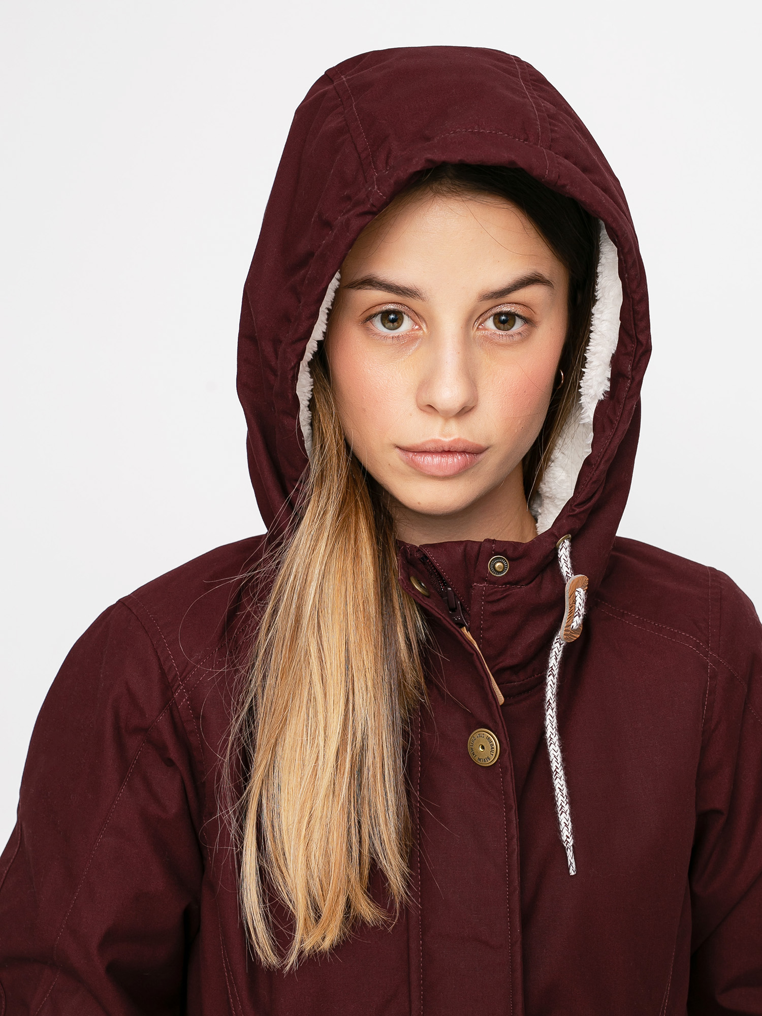 Iriedaily Holina Coat Dzseki Wmn (red wine)