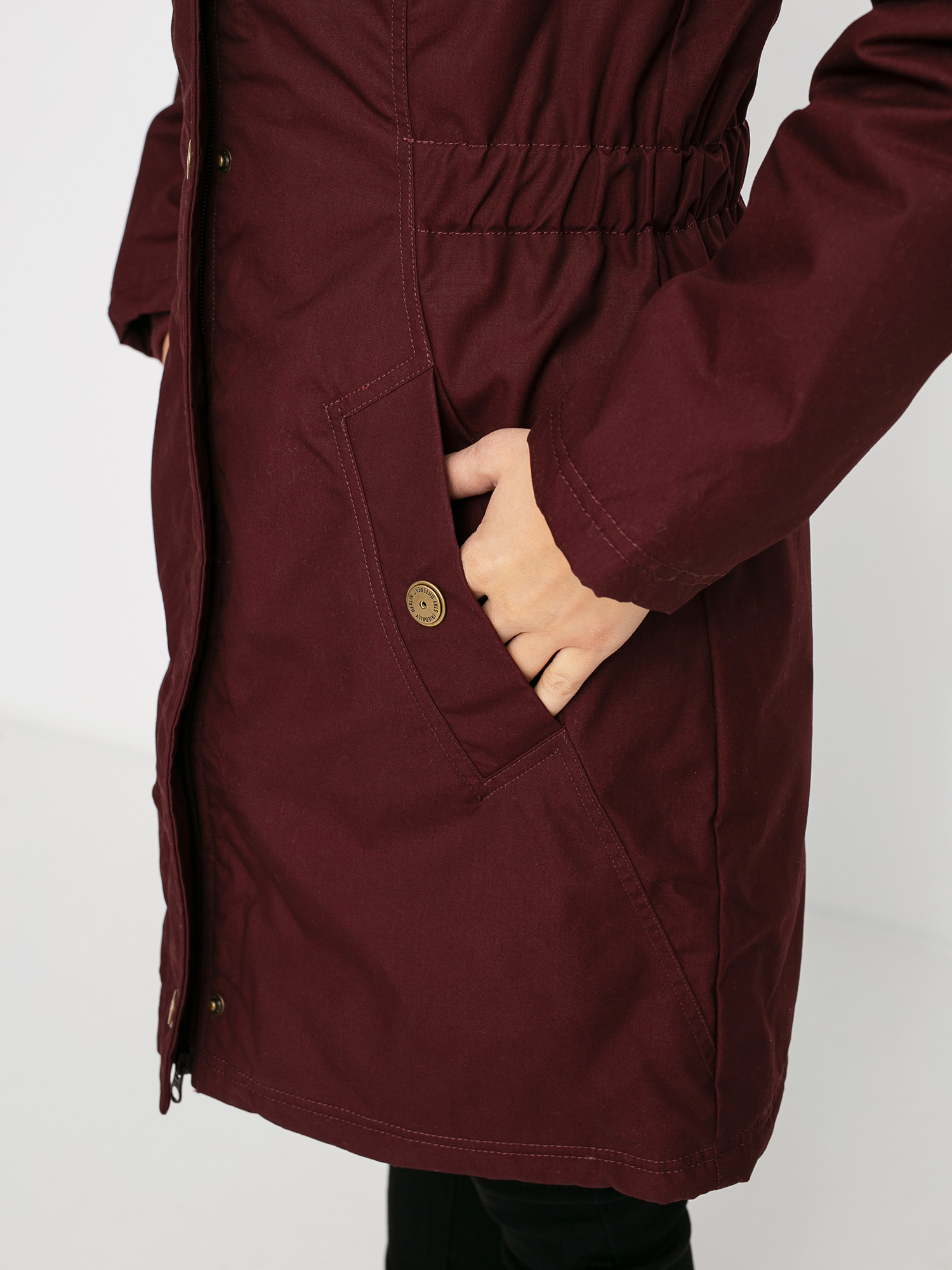 Iriedaily Holina Coat Dzseki Wmn (red wine)