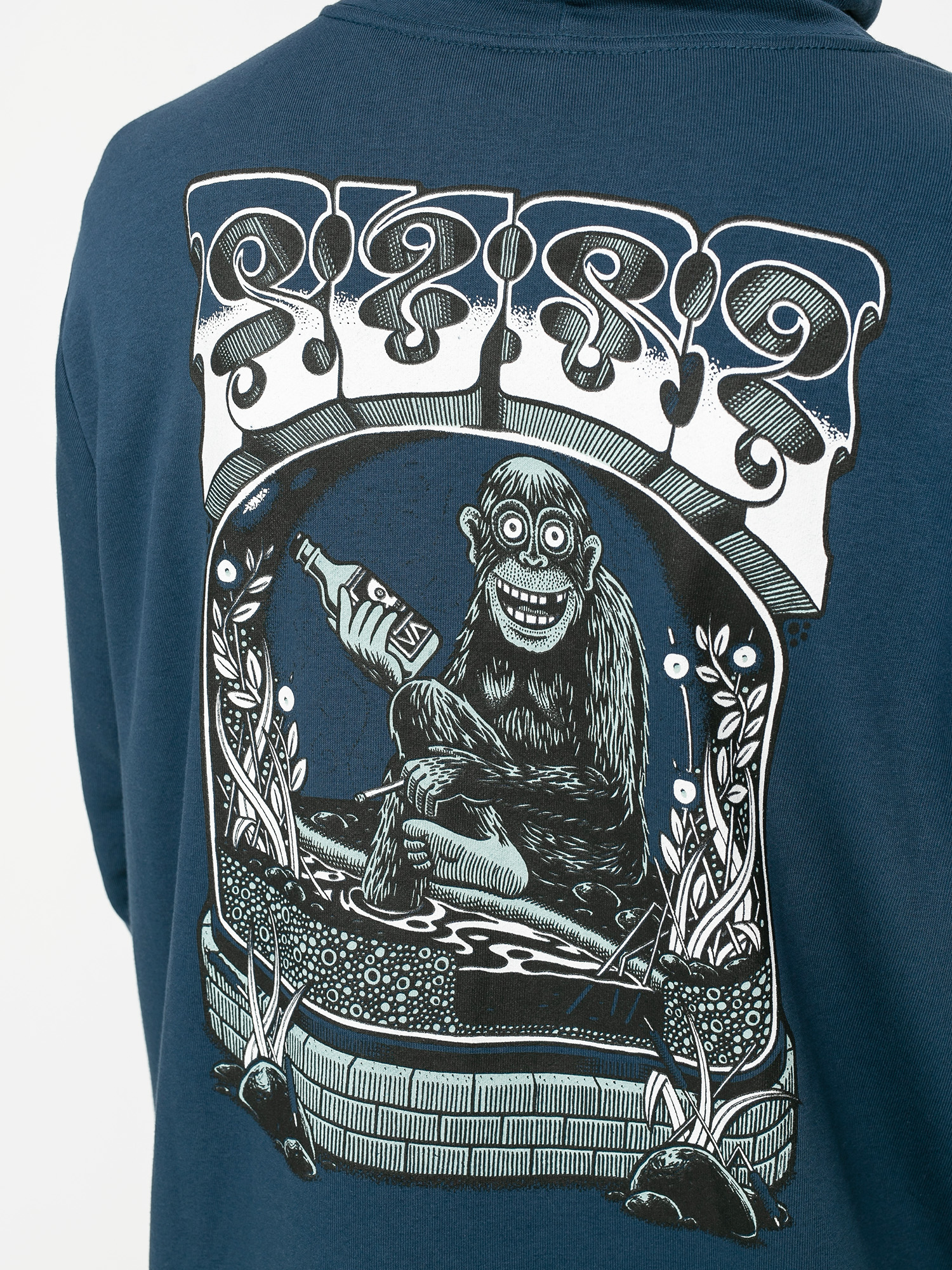 RVCA Martin A HD Kapucnis pulóver (seattle blue)