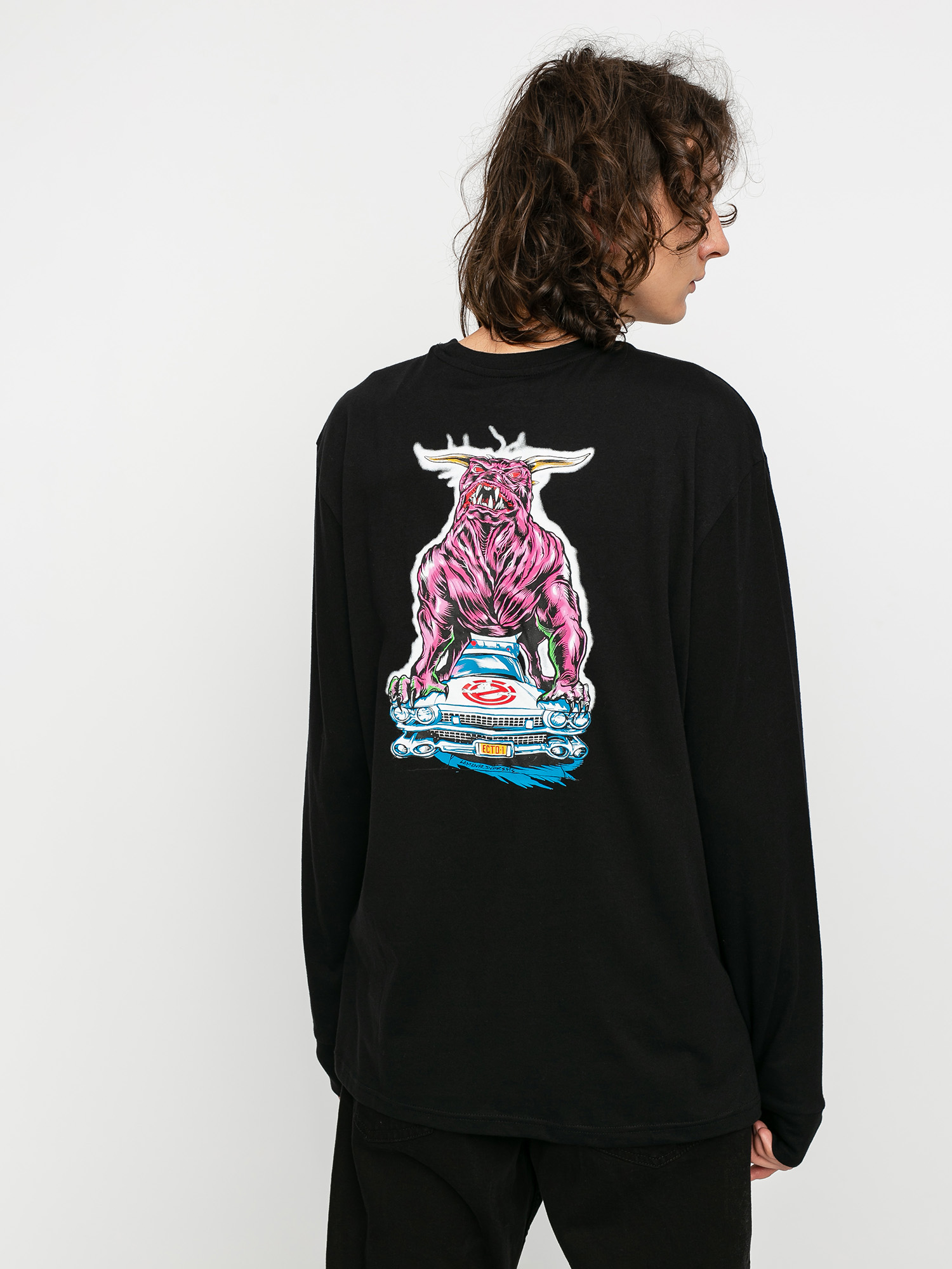 Element Crushed Hosszú ujjú felső (flint black)