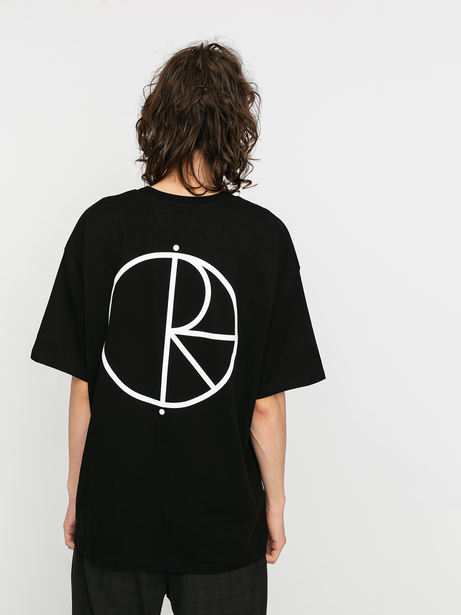 Polar Skate Stroke Logo Ujjatlan felső (black)