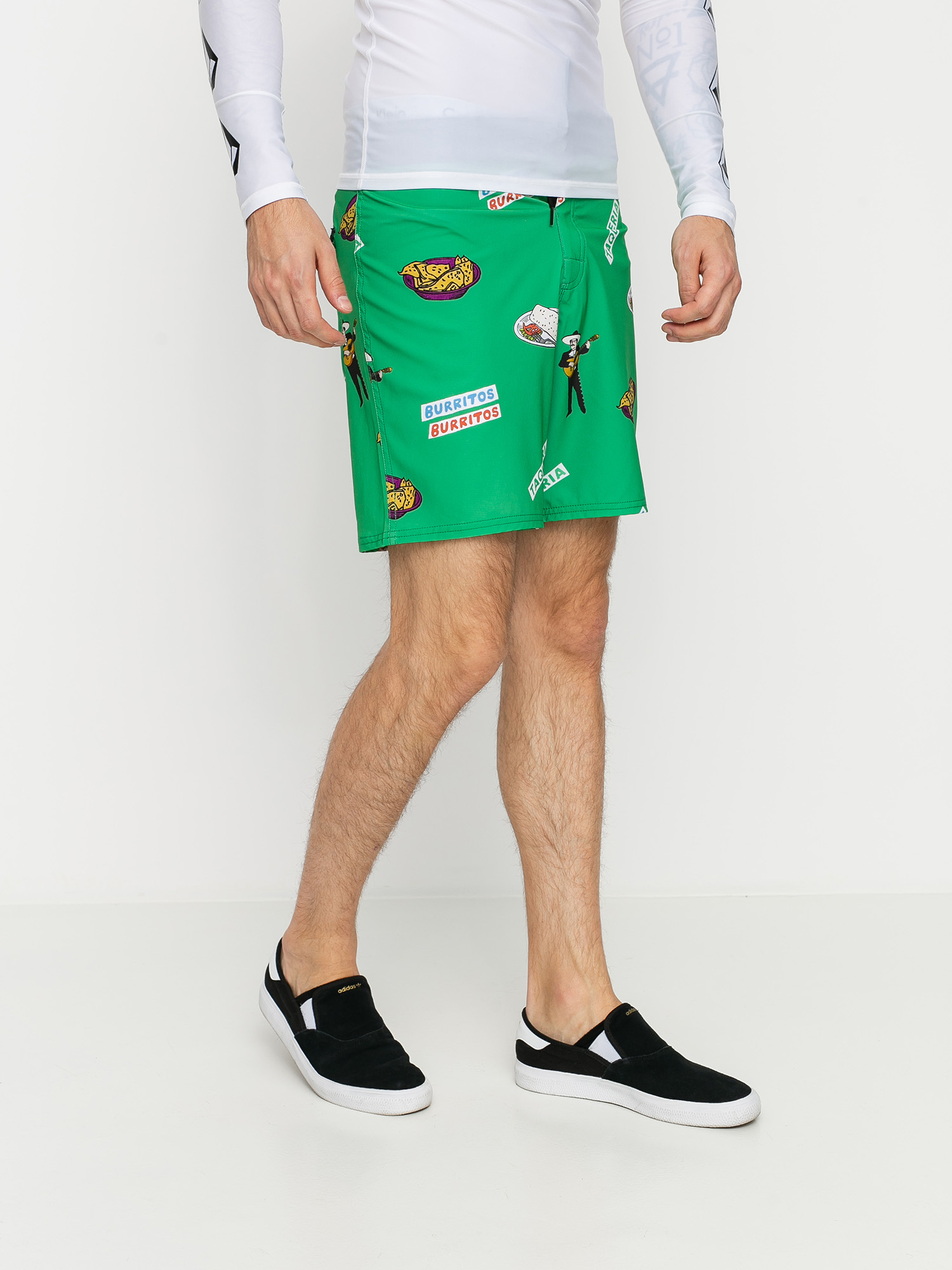 RVCA Hot Fudge Trunk Rövidnadrág (green)