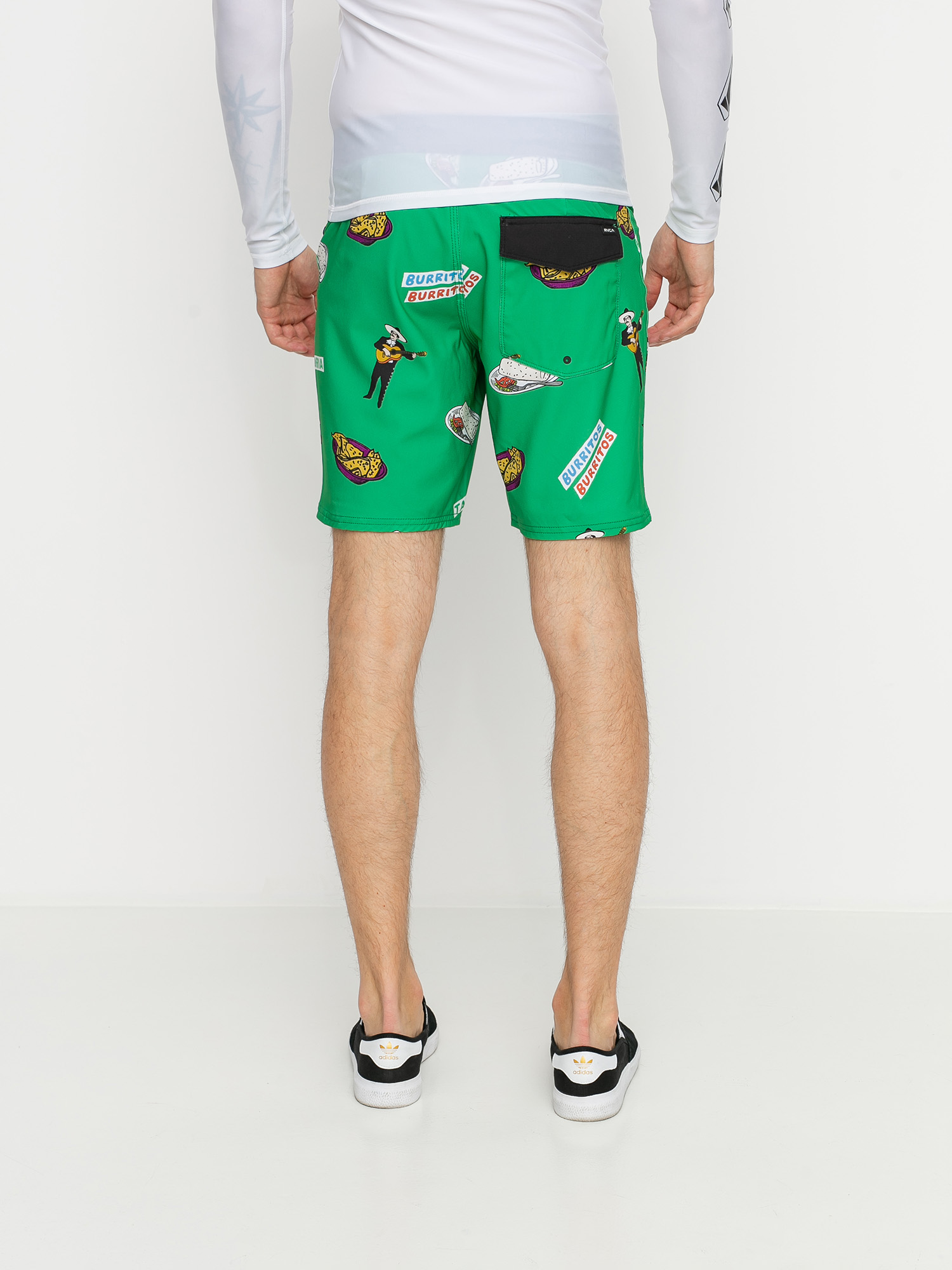 RVCA Hot Fudge Trunk Rövidnadrág (green)