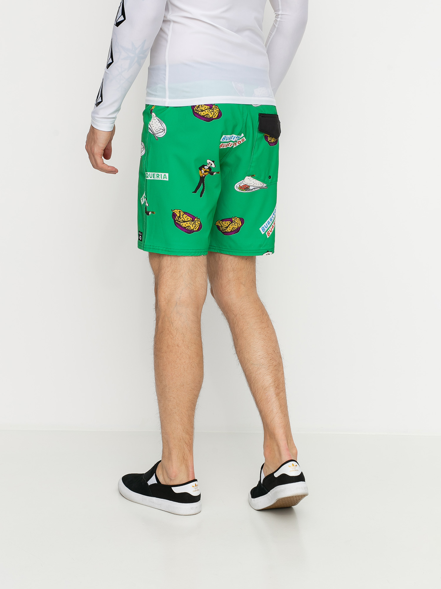 RVCA Hot Fudge Trunk Rövidnadrág (green)