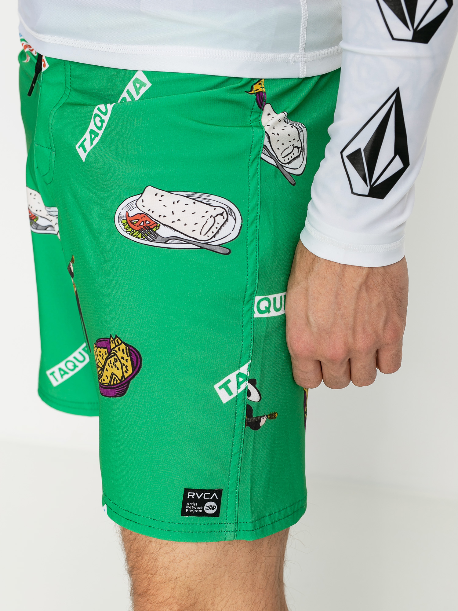 RVCA Hot Fudge Trunk Rövidnadrág (green)