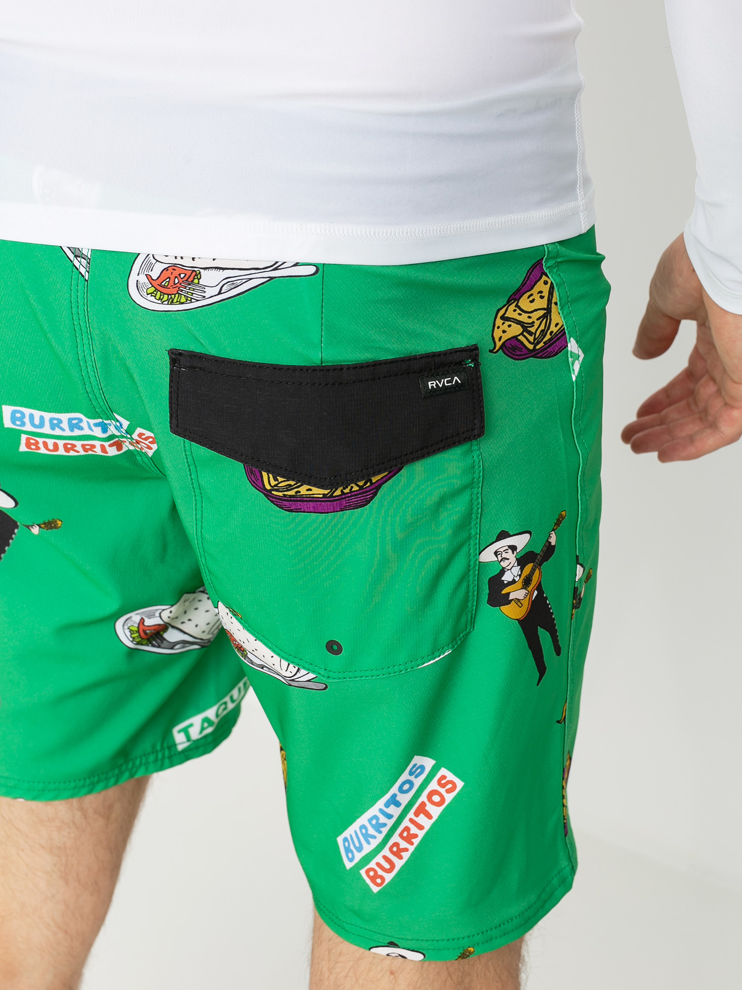 RVCA Hot Fudge Trunk Rövidnadrág (green)