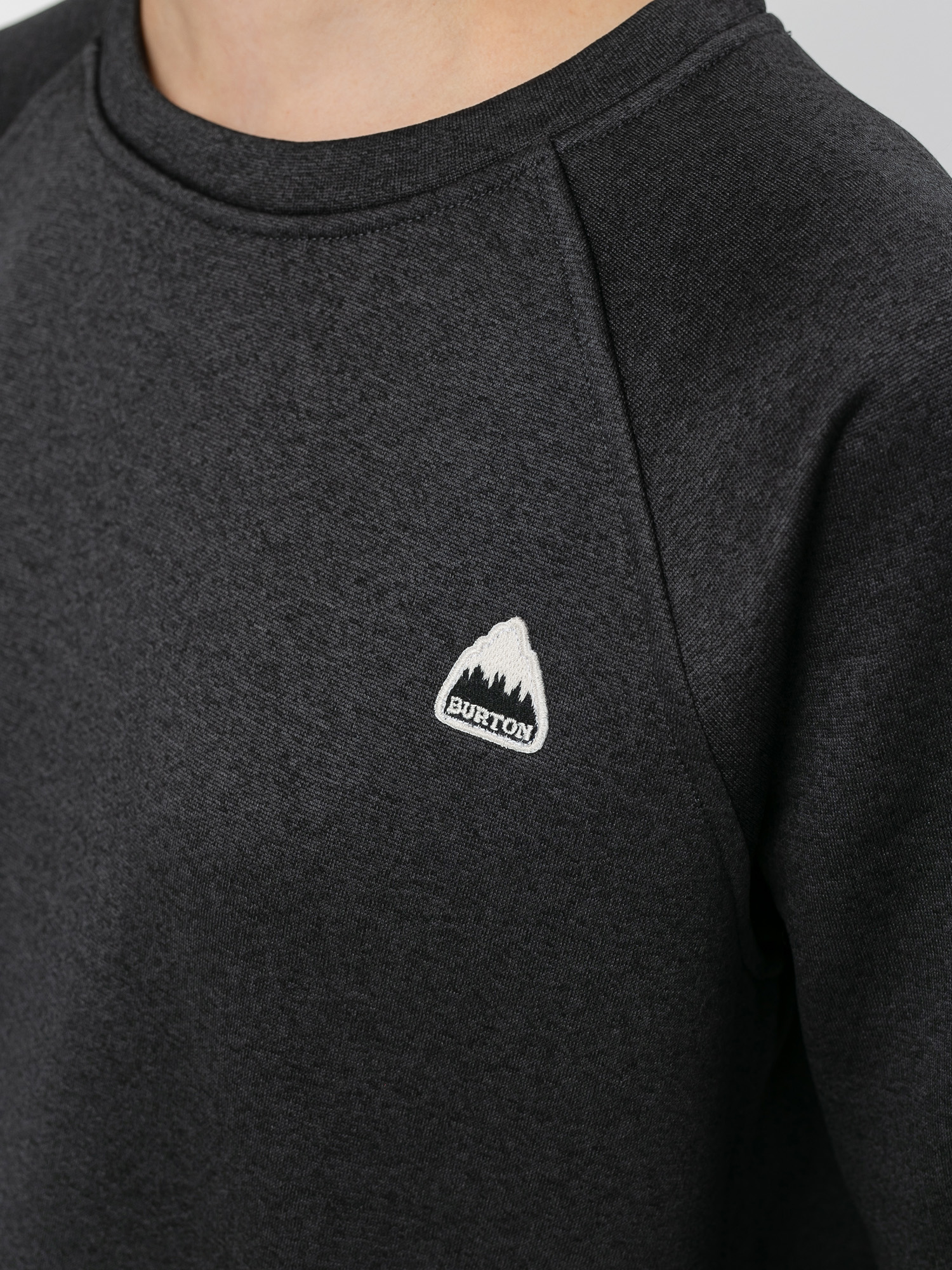 Női Thermo pulóver Burton Oak (true black heather)