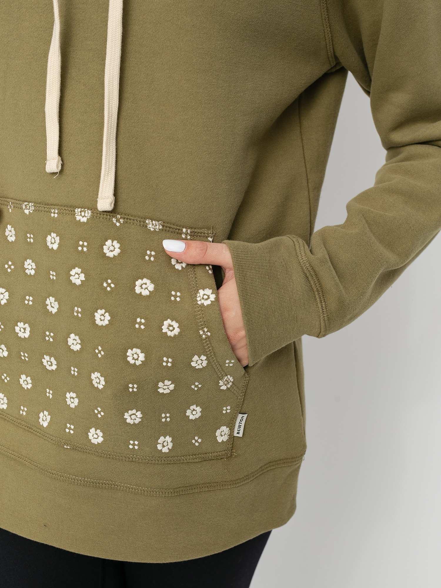 Burton Indie Trip Crush Neck Wmn Pulóver (martini olive)